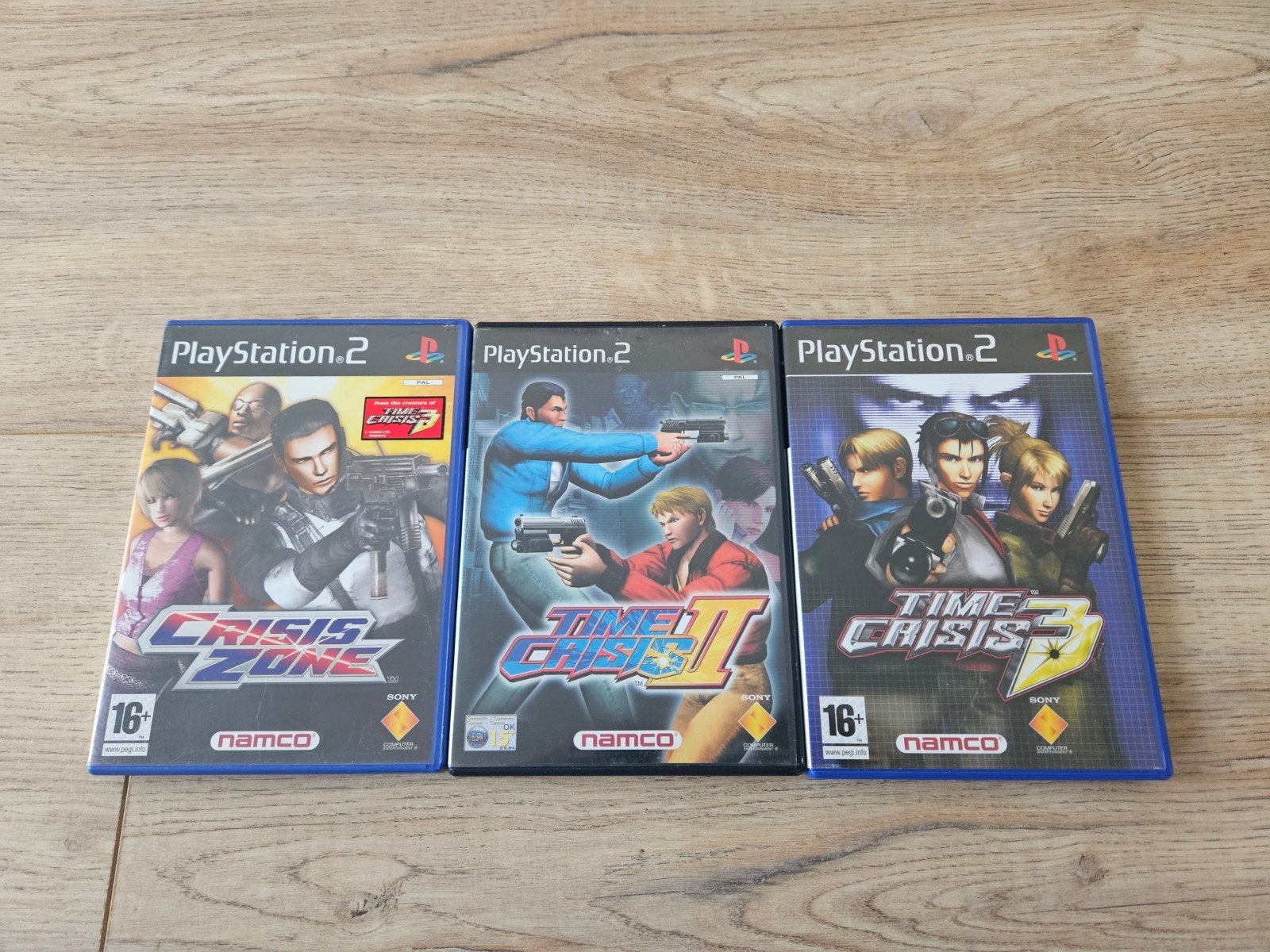 Sony PS2 games: Crisis Zone, Time Crisis II, Time Cris, Spelcomputers en Games, Ophalen, Gebruikt, Shooter, 1 speler