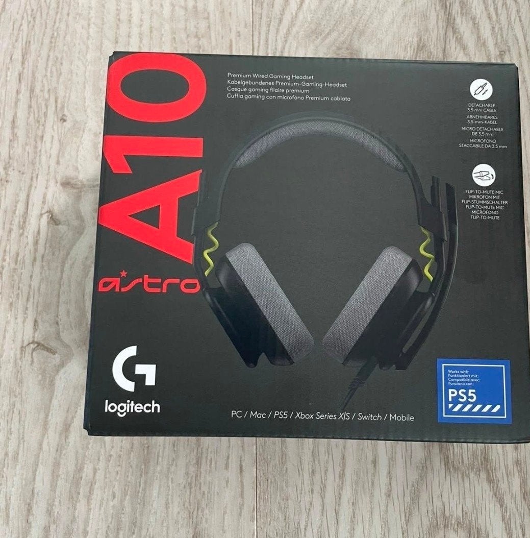 Astro A10 Gaming Headset voor PS5, Xbox, PC, Switch, Online, Overige genres, 1 speler, Nieuw