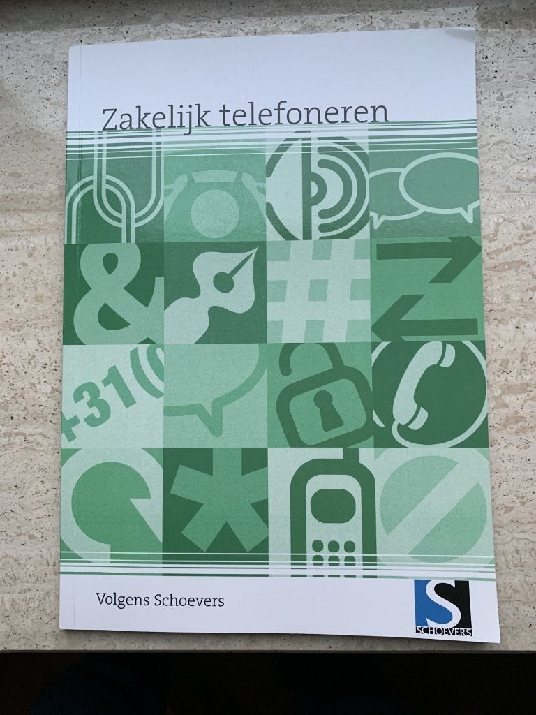 Zakelijk Telefoneren volgens Schoevers, Boeken, Studieboeken en Cursussen, Ophalen of Verzenden, Alpha, Zo goed als nieuw, MBO