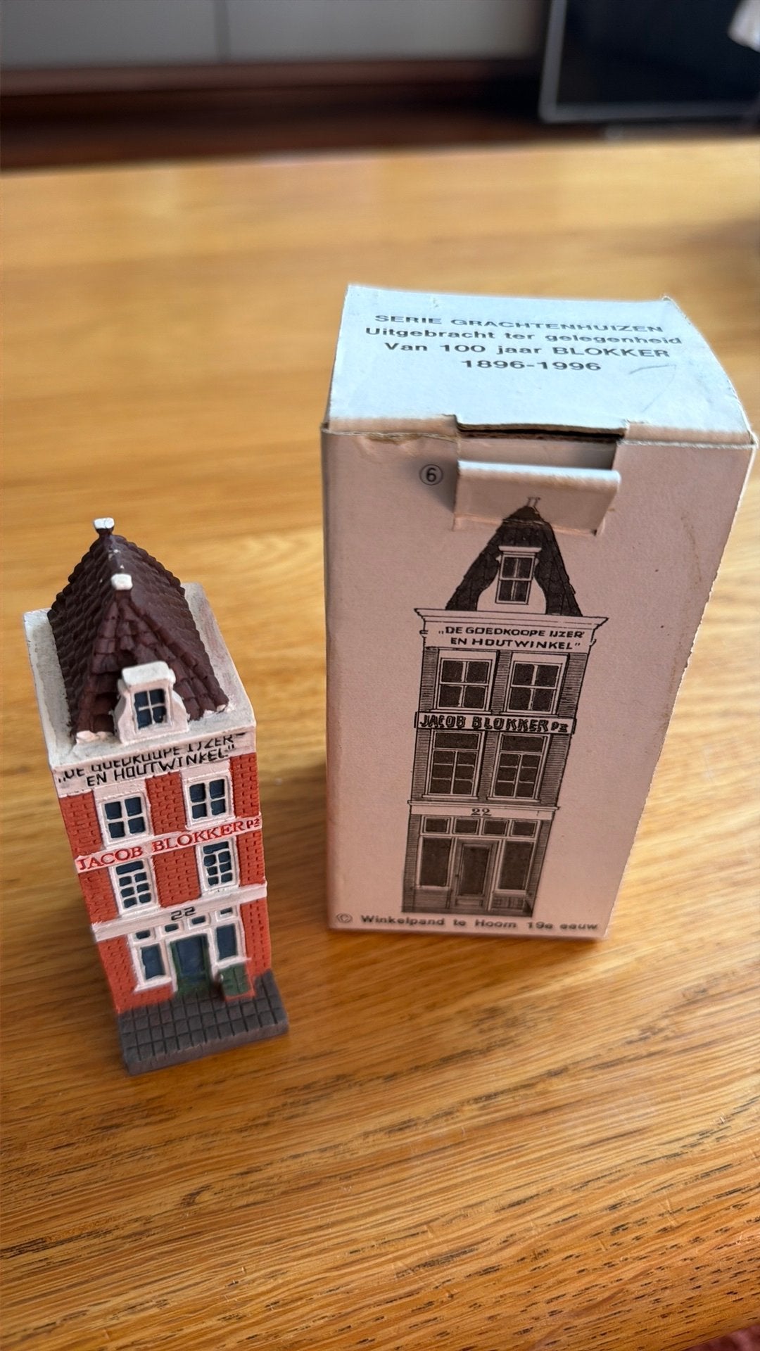 Grachtenhuisje van de fa. Blokker, Verzamelen, Ophalen of Verzenden, Nieuw