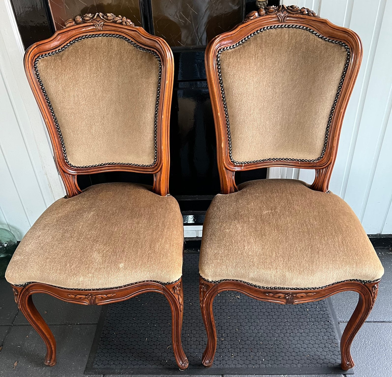 LouisXV stijl stoelen 2st.  (QueenAnn/Biedemeier stijl), Ophalen