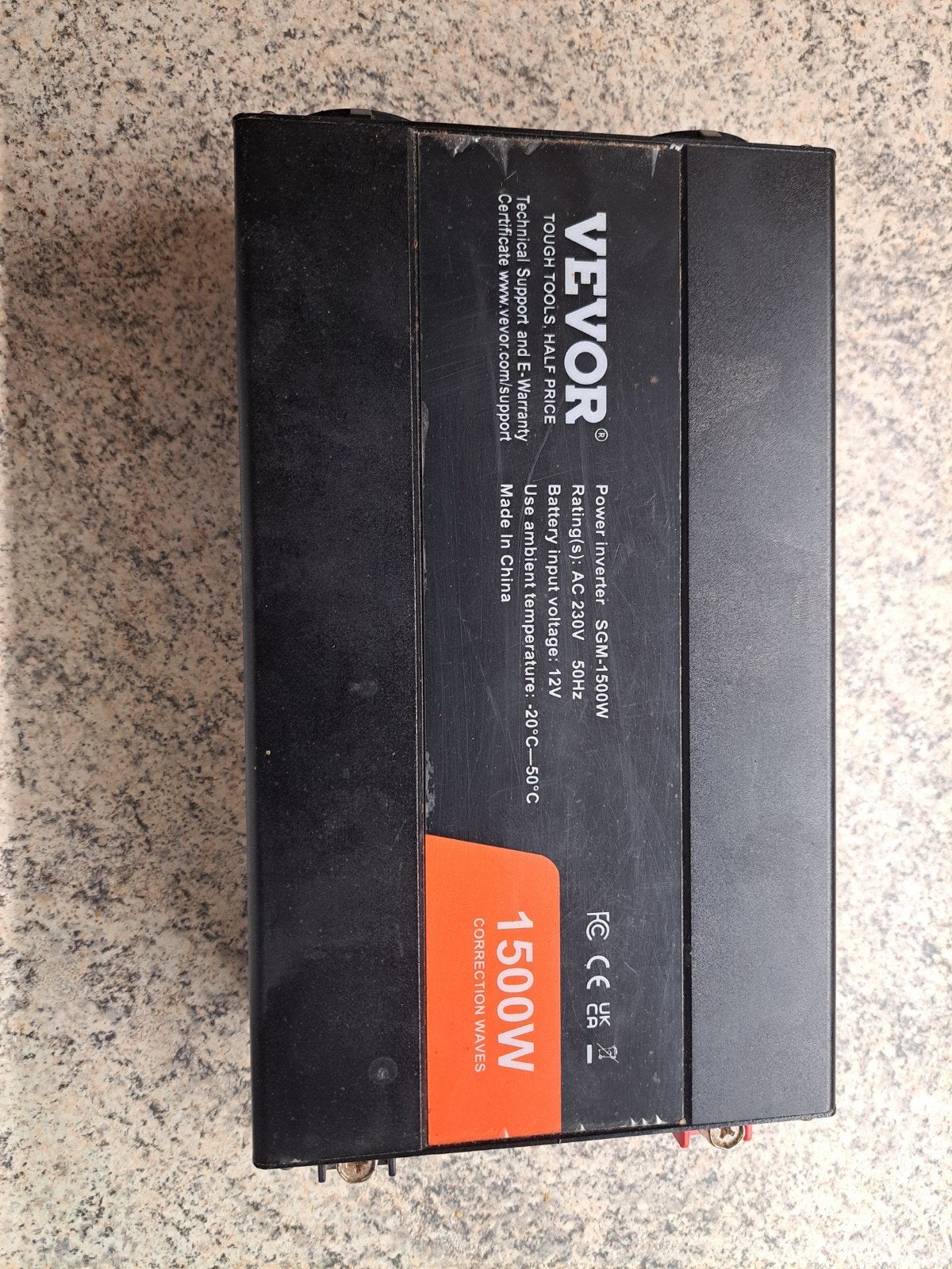 Vevor Power Inverter 1500W - 12V naar 230V, Ophalen of Verzenden