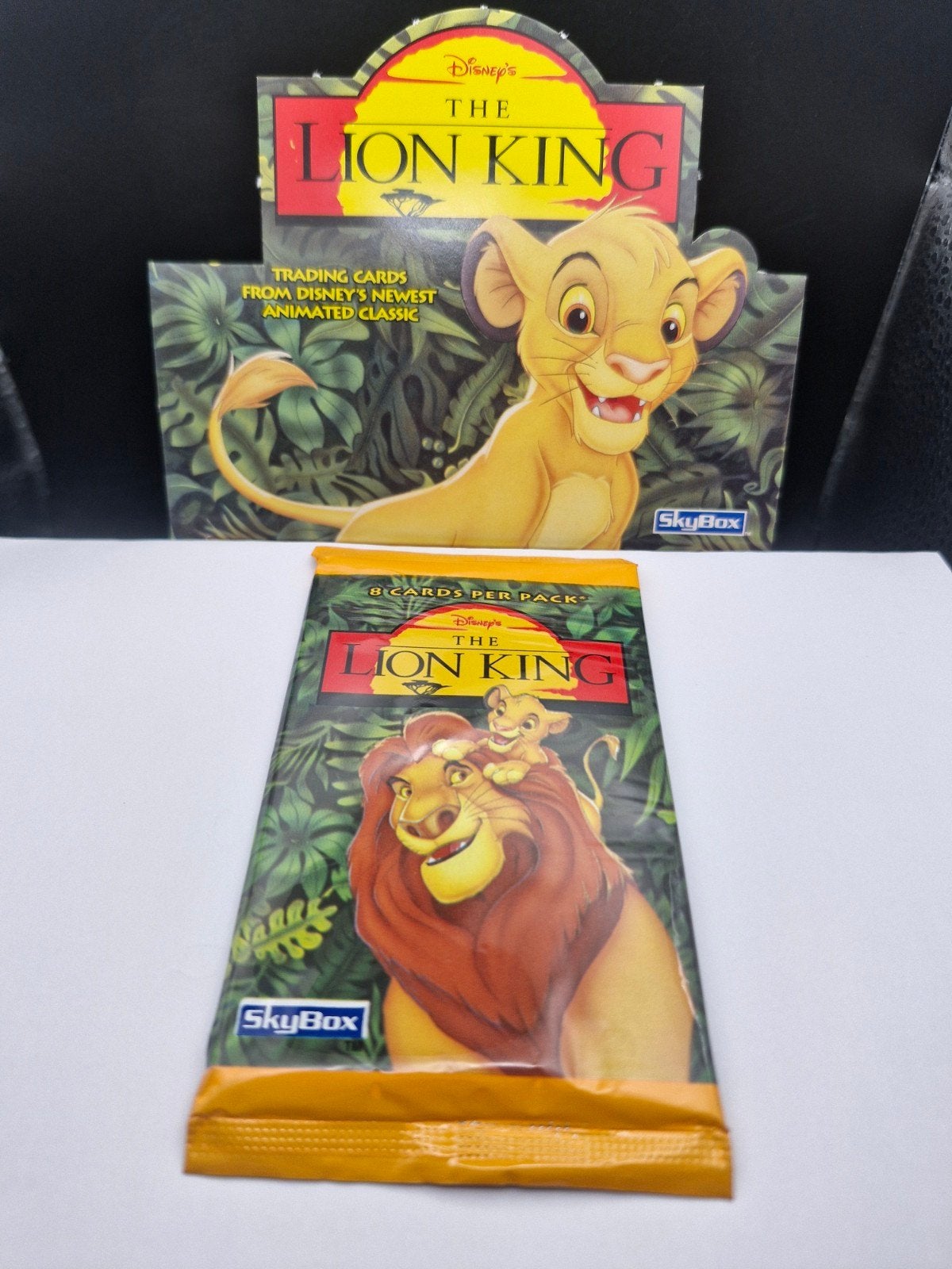 the lion king 1995 Disney skybox vintage  8 cards pack, Verzamelen, Verzenden, Leeuwenkoning of Jungle Boek, Zo goed als nieuw