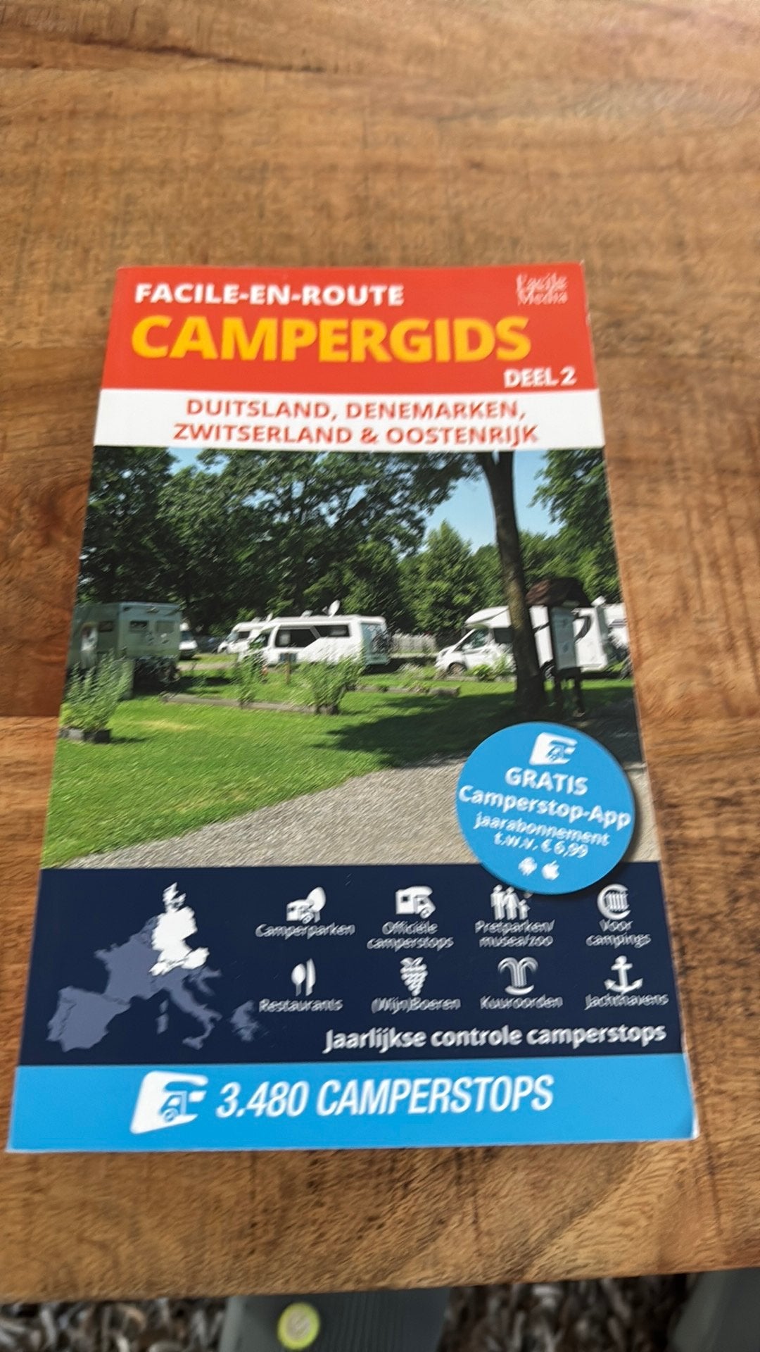Campergids Duitsland, Denemarken, Zwitserland en Oostenrijk, Ophalen of Verzenden, Nieuw, Europa, Overige merken
