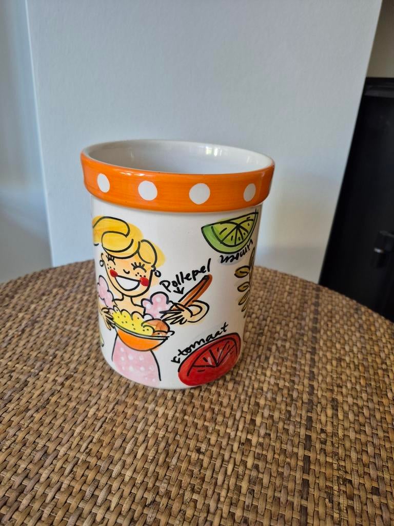 Blond Amsterdam lepelpot, Huis en Inrichting, Ophalen, Zo goed als nieuw, Aardewerk, Blond Amsterdam