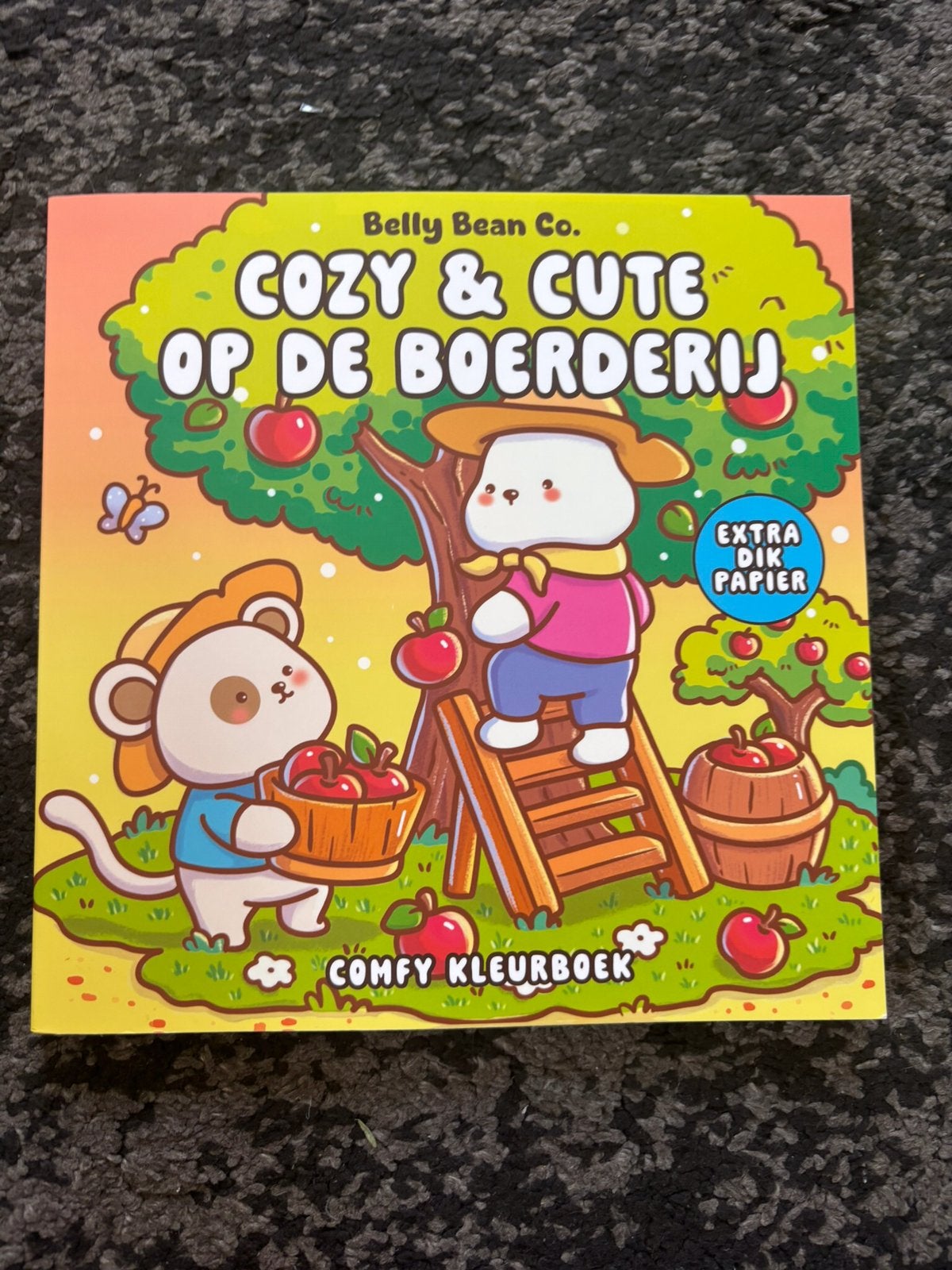 Kleurboek Cozy & Cute op de boerderij, Ophalen of Verzenden, Zo goed als nieuw, Papier, Schets- of Tekenboek