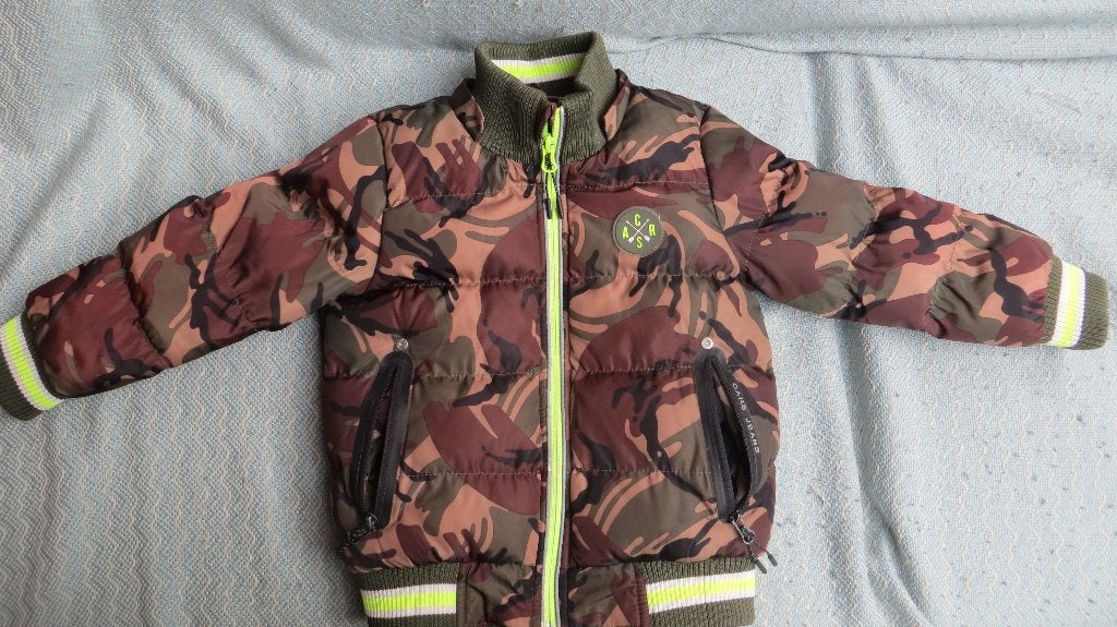 CARS JEANS Camouflage Winterjas voor Jongens, Ophalen, CARS JEANS, Gebruikt, Jongen