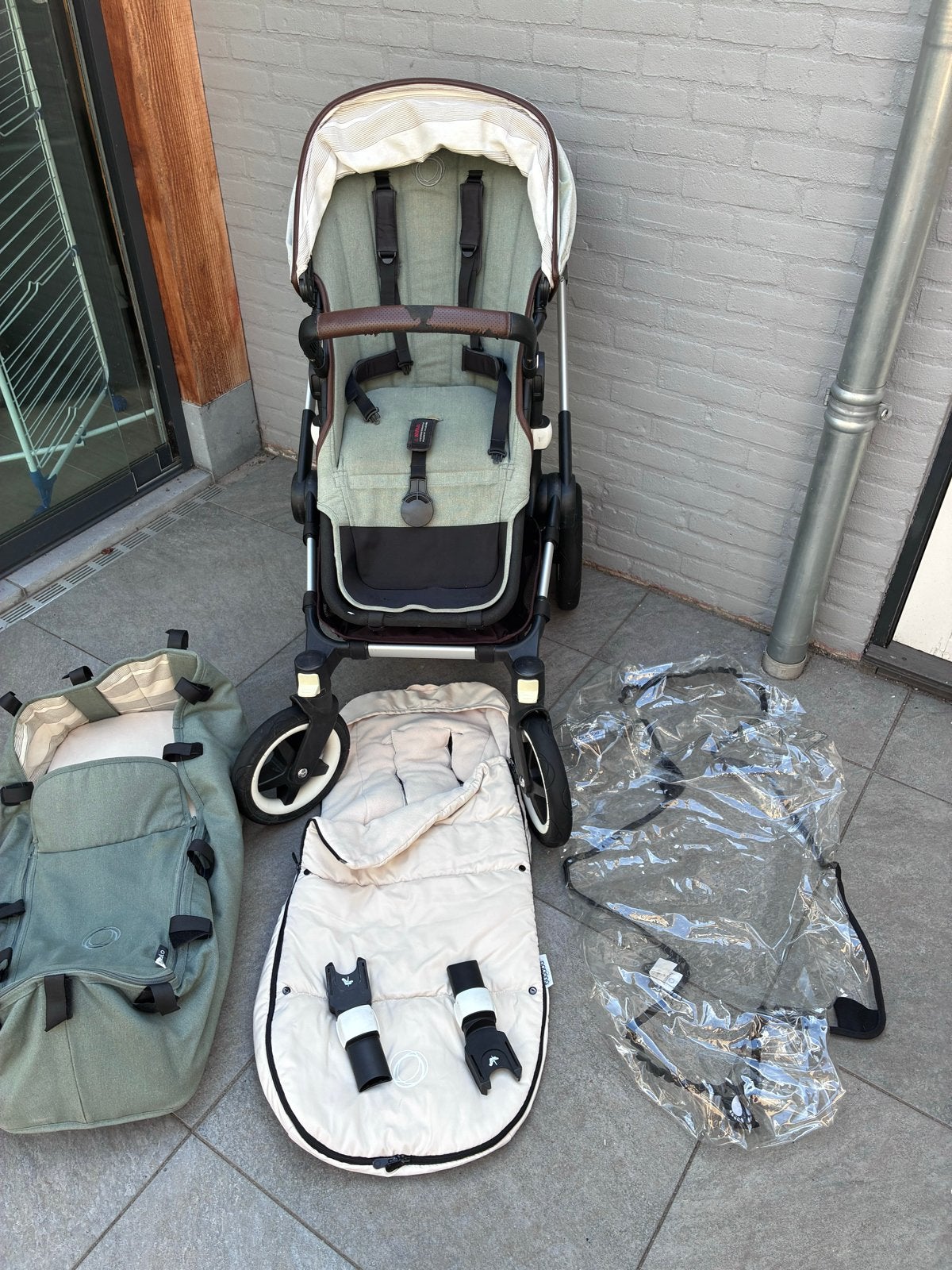 Bugaboo Buffalo kinderwagen met reiswieg en accessoires, Kinderen en Baby's, Kinderwagens en Combinaties, Ophalen, Gebruikt, Bugaboo