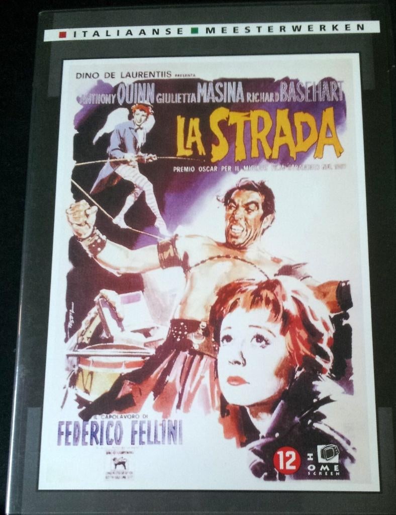 F. Fellini: La Strada (1569), Cd's en Dvd's, Dvd's | Klassiekers, Drama, Ophalen of Verzenden, Zo goed als nieuw, 1940 tot 1960