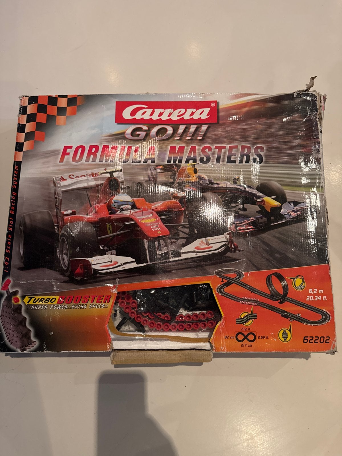 Carrera GO!!! Formula Masters Racebaan - Zo goed als nieuw, Carrera, Ophalen of Verzenden, Elektrisch, Met looping