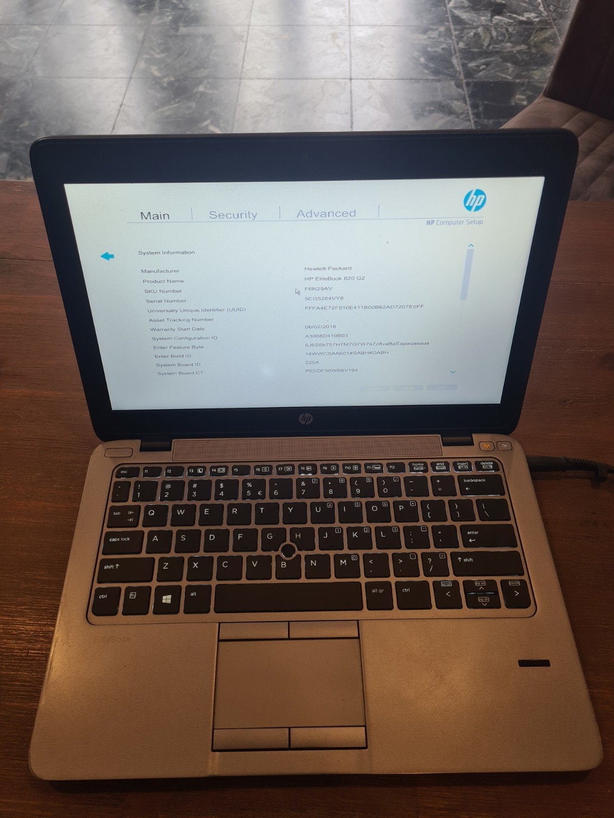 HP EliteBook 820 G2 i5 5e generatie 4GB RAM, Computers en Software, Ophalen of Verzenden, DDR3, Laptop