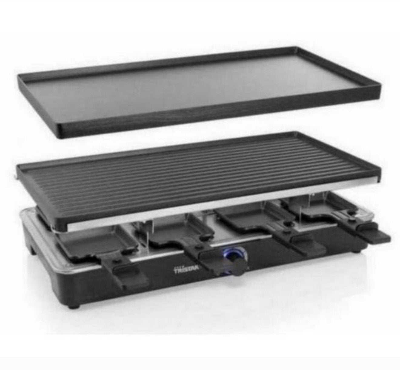 Tristar Raclette RA-2724 NIEUW 8-persoon Gourmetstel gourmet, Witgoed en Apparatuur, 8 personen of meer, Nieuw, Ophalen of Verzenden