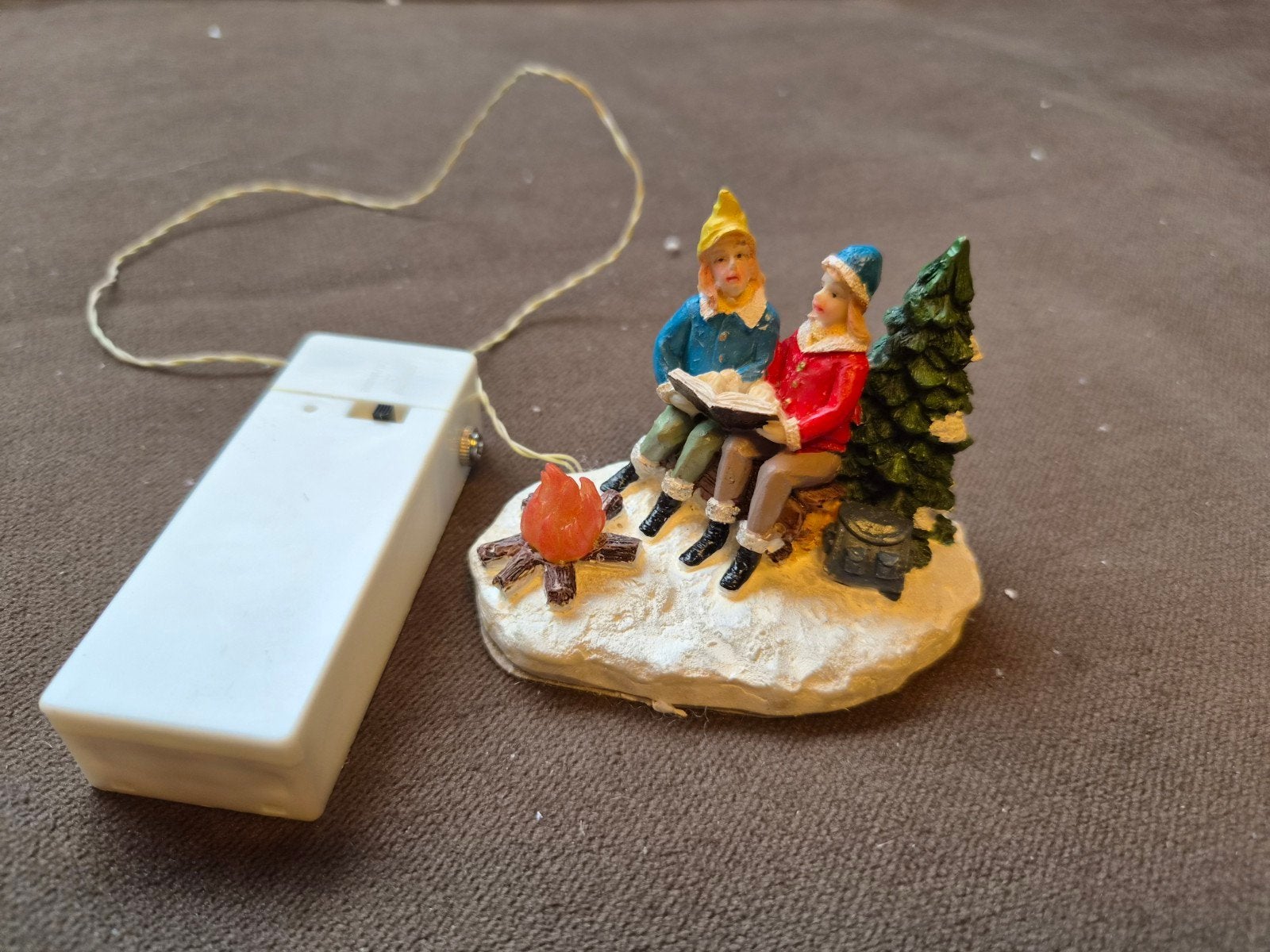 Kerstdorp decoratie met verlichting, Diversen, Ophalen, Zo goed als nieuw