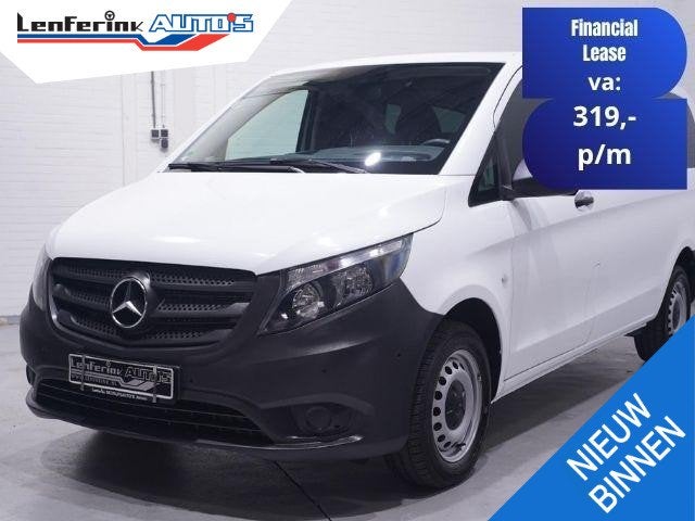 Mercedes Benz Vito 114 CDI 136 pk Lang Navi, Camera, Airco C, Gebruikt, 4 cilinders, 2000 kg, Wit