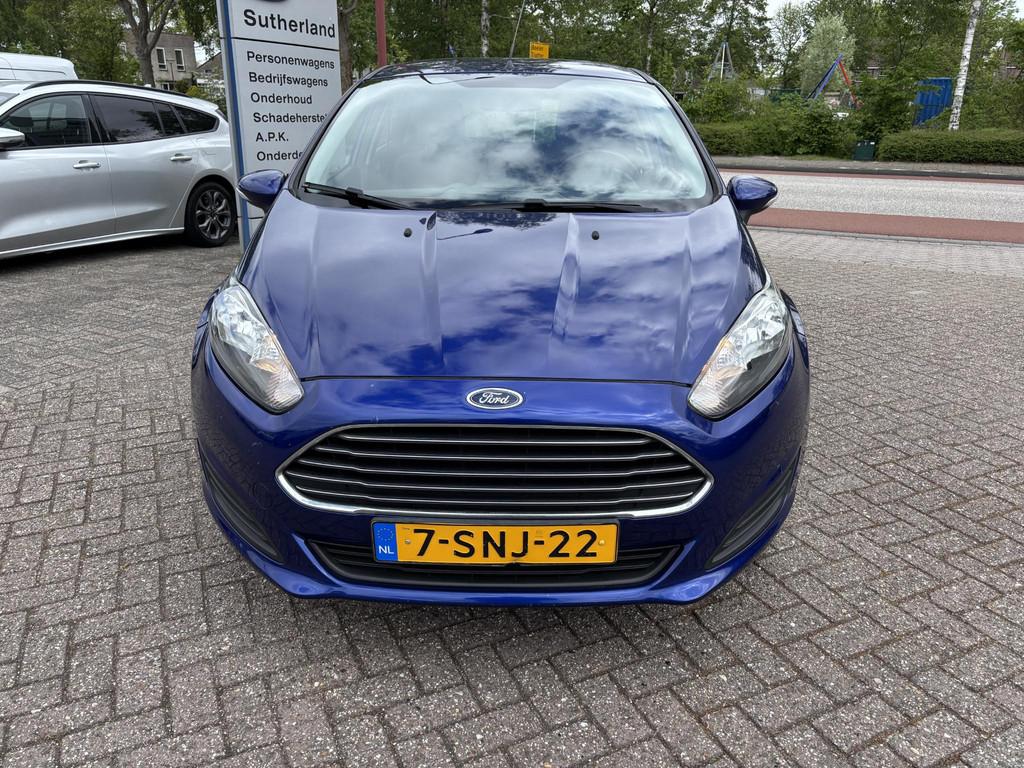 Ford Fiesta 1.0 Style | 65pk | Cruise control | Navigatie |, Stof, Euro 6, 525 kg, Blauw