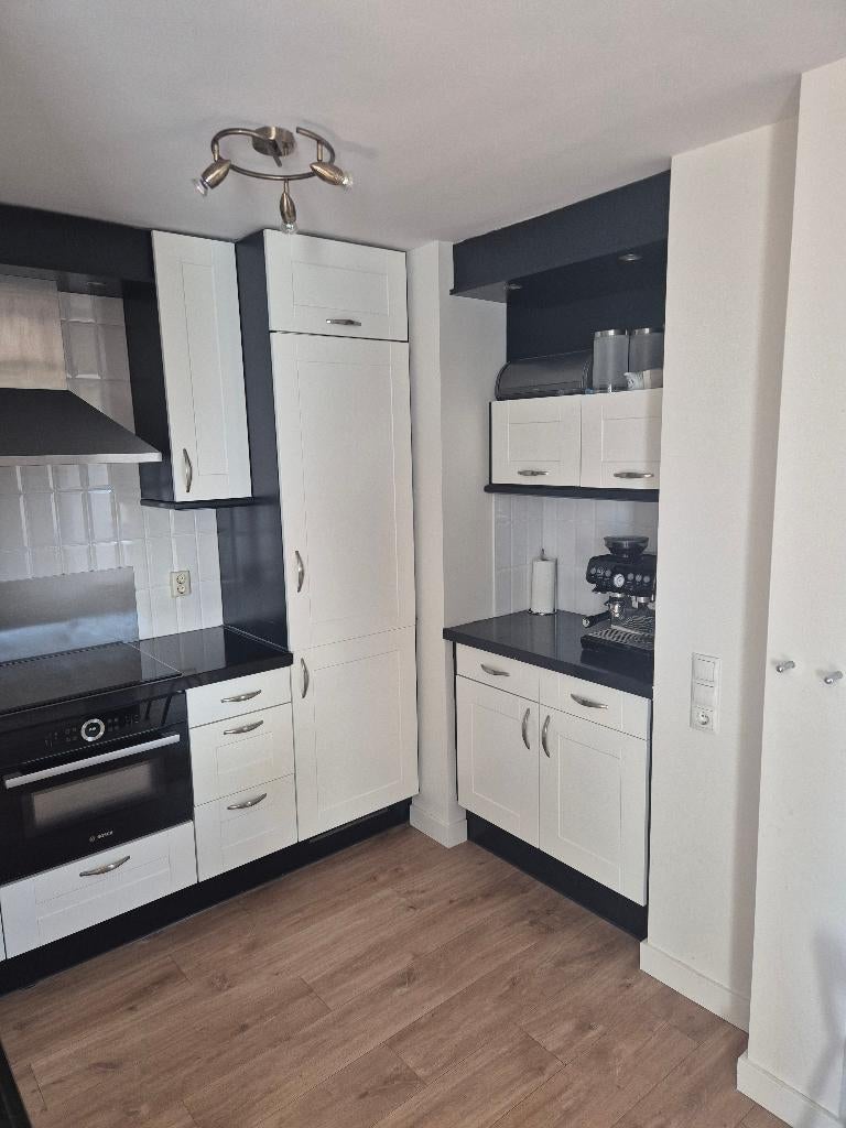 Keuken, Huis en Inrichting, Keuken | Complete keukens, Gebruikt, U-keuken, Wit, Graniet of Steen, Ophalen