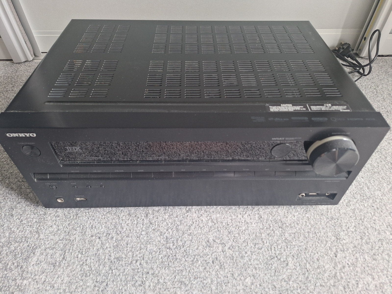 Onkyo TX-NR616 AV Receiver met afstandsbediening, Ophalen, Gebruikt, 120 watt of meer, Onkyo