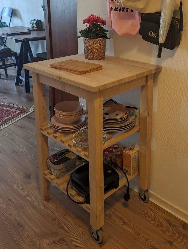 Kitchen Shelf - Wooden Storage Shelf - Excellent Condition, Ophalen, Zo goed als nieuw