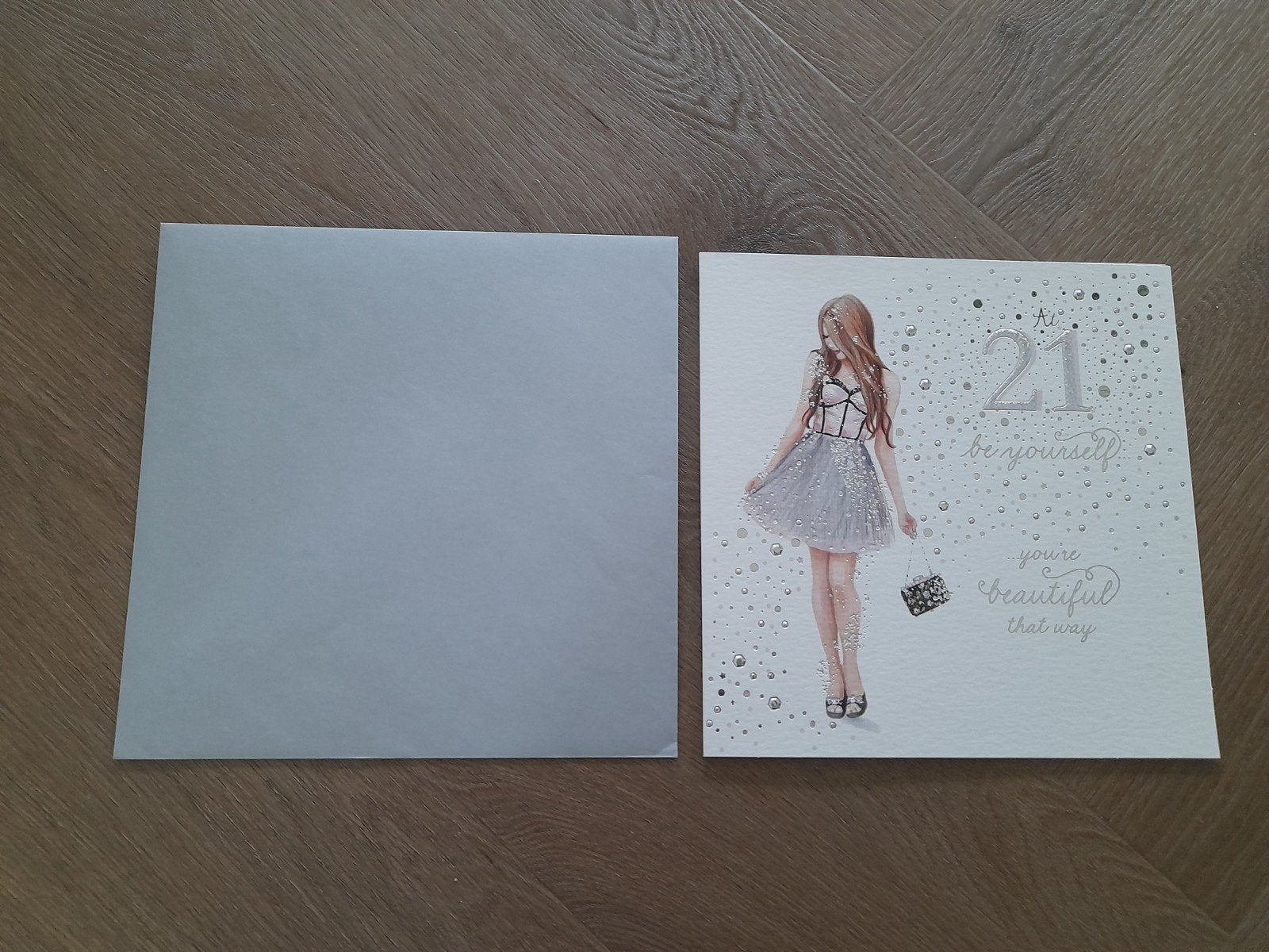 Nieuw wenskaart 21 jaar vrouw wenskaart, Diversen, Ophalen of Verzenden, Nieuw
