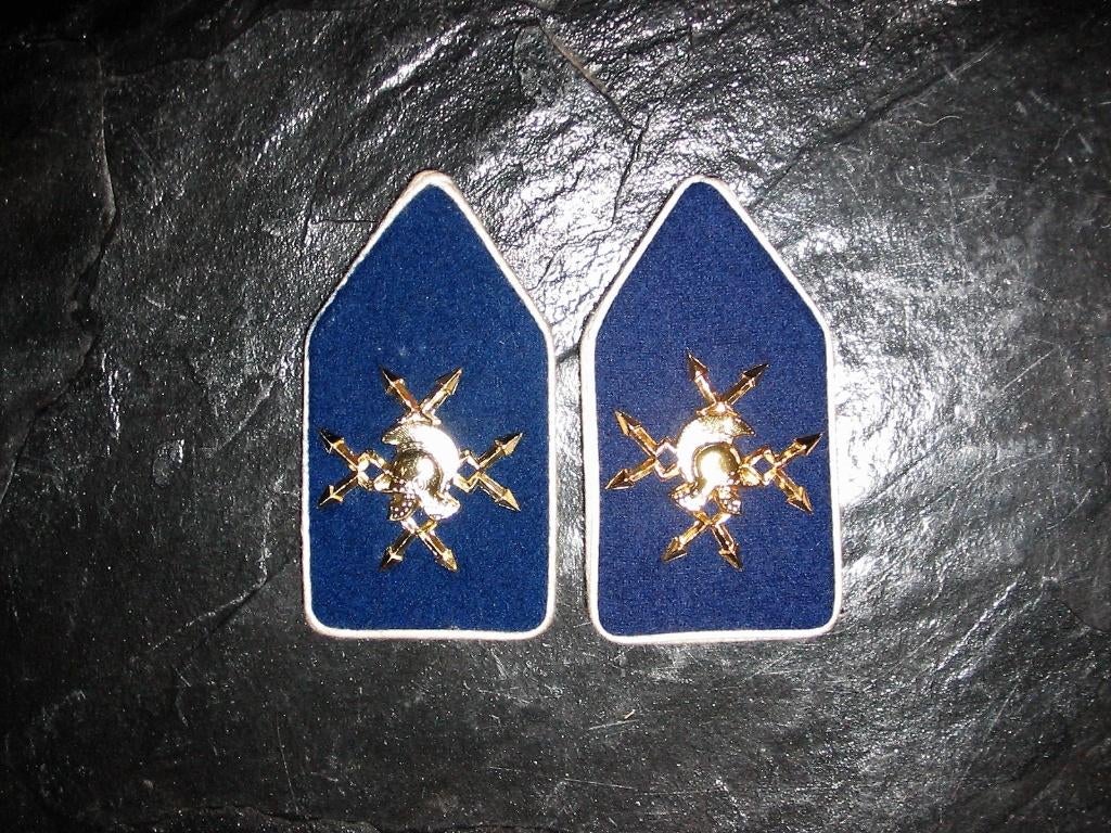 7 Kraagspiegels Verbindingstroepen, Verzamelen, Militaria | Algemeen, Ophalen of Verzenden, Landmacht, Nederland, Overige typen
