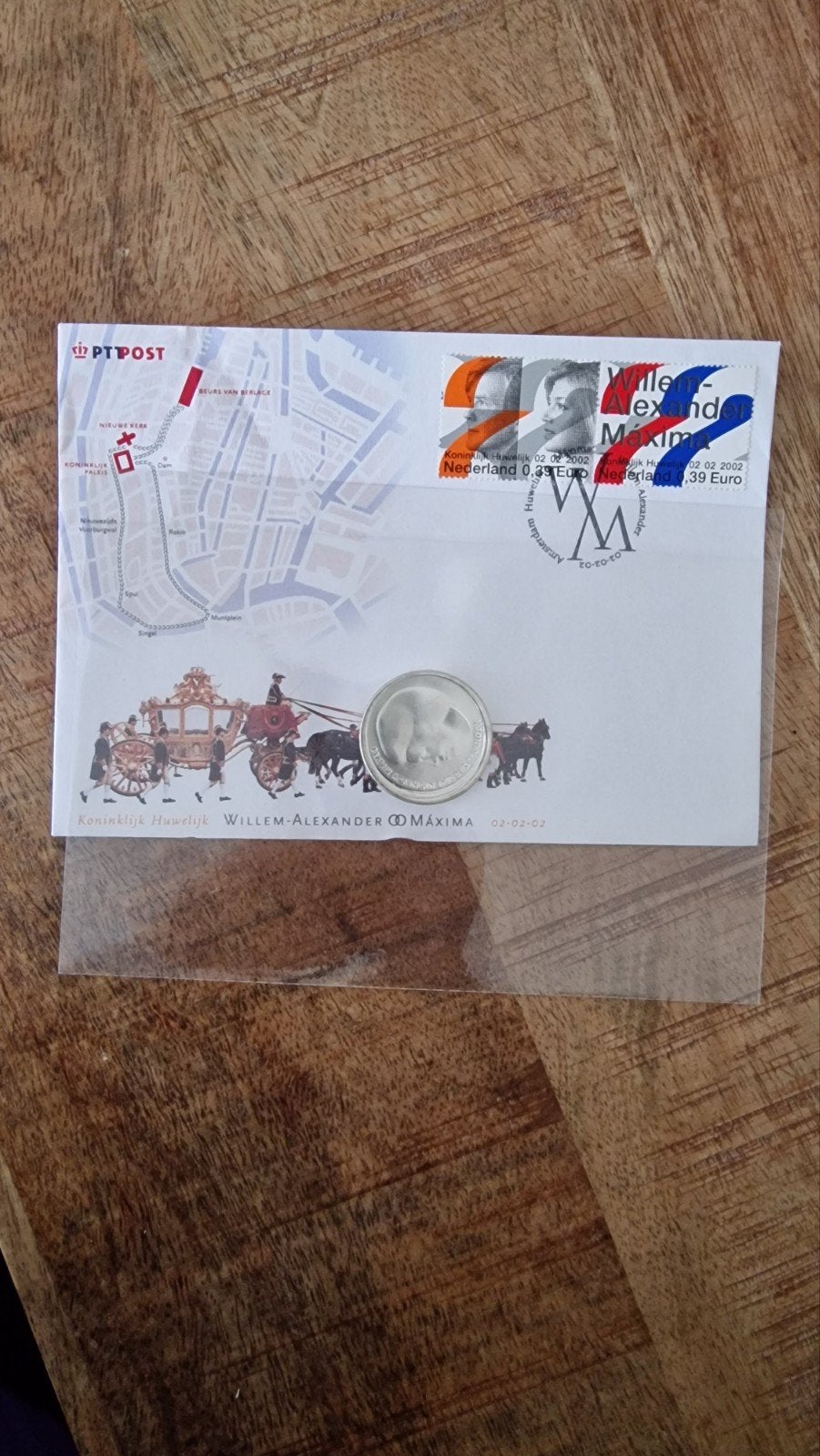 Herdenkingsmunt Willem-Alexander & Máxima Huwelijk, Postzegels en Munten, Munten | Nederland, Verzenden, Koningin Beatrix, Overige waardes