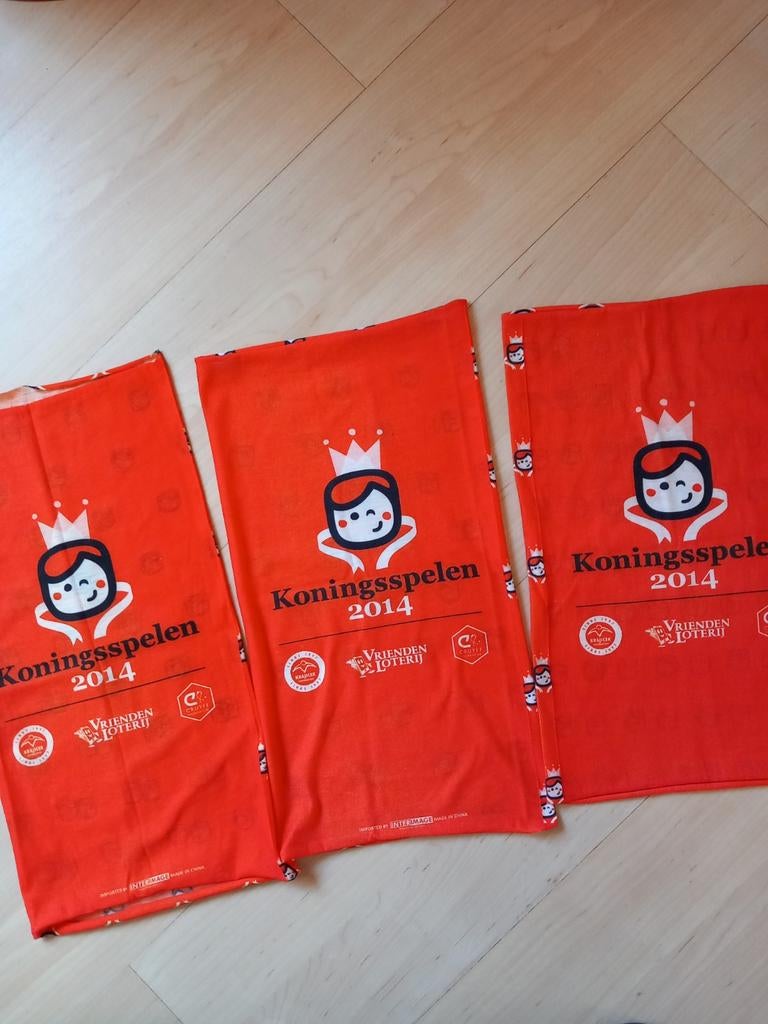 3 oranje sjaaltjes Koningsspelen, Ophalen of Verzenden, Jongen of Meisje, Muts