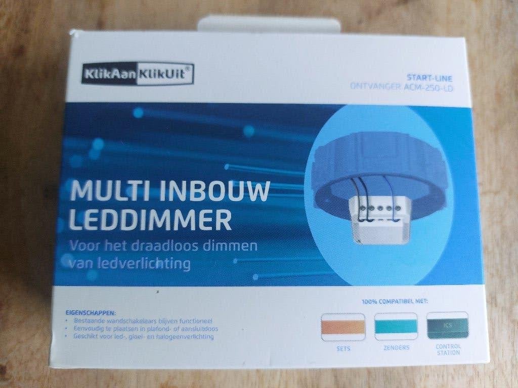 KlikAanKlikUit Multi Inbouw LED Dimmer ACM-250-LD NIEUW, Ophalen of Verzenden, Nieuw, Overige merken, Dimmer