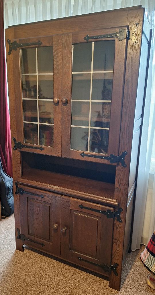 Kast, Ophalen, Met deur(en), Klassiek, Eikenhout