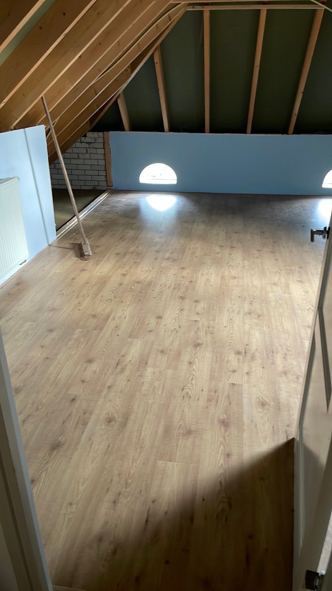 Laminaat, gratis af te halen., Huis en Inrichting, Ophalen, Gebruikt, Bruin, 10 tot 25 m²