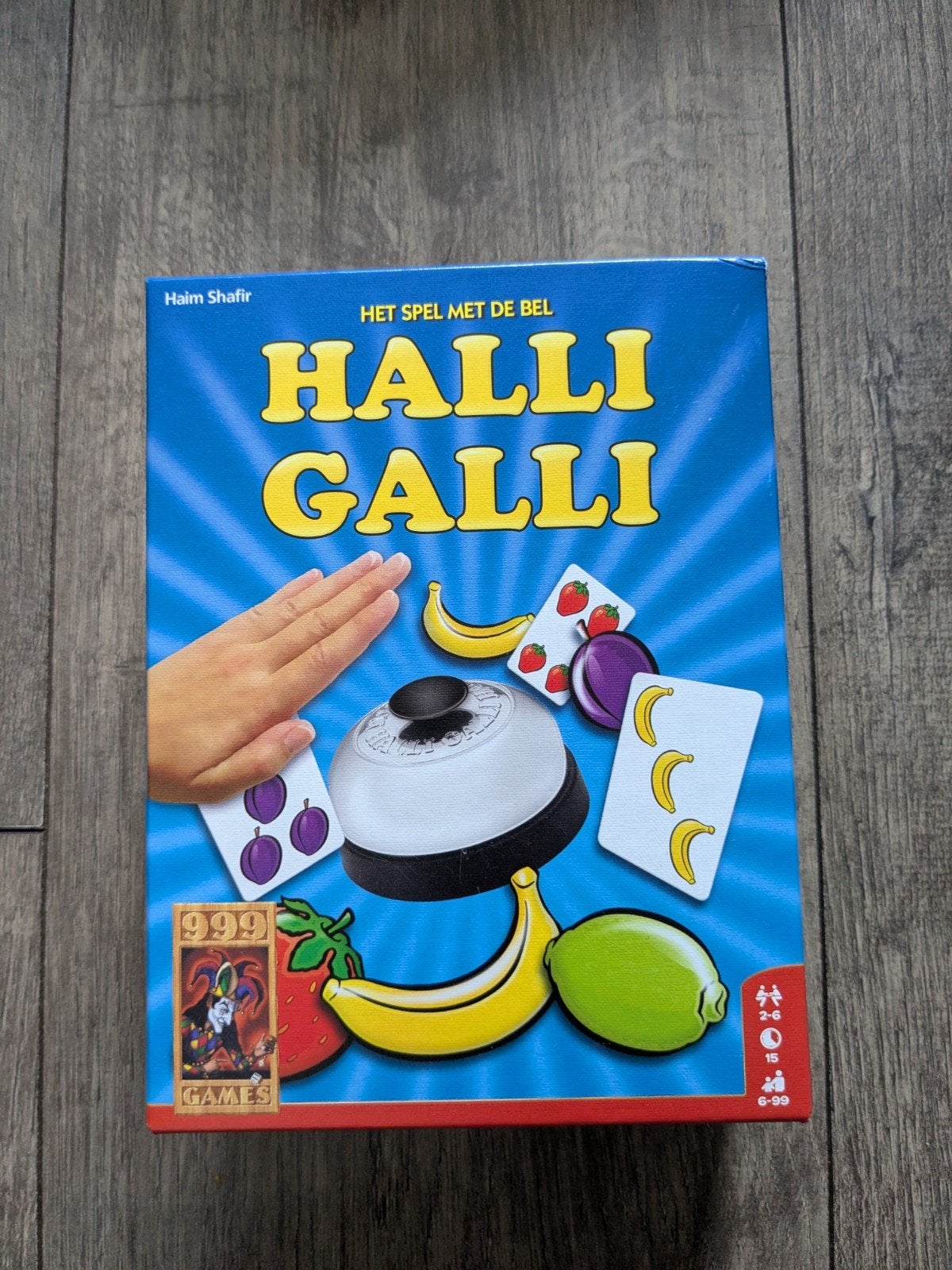 Leuke kinderspelletjes: Flying Fries, Halli Galli, Een of twee spelers, Ophalen of Verzenden, Gebruikt, Hema, 999 Games