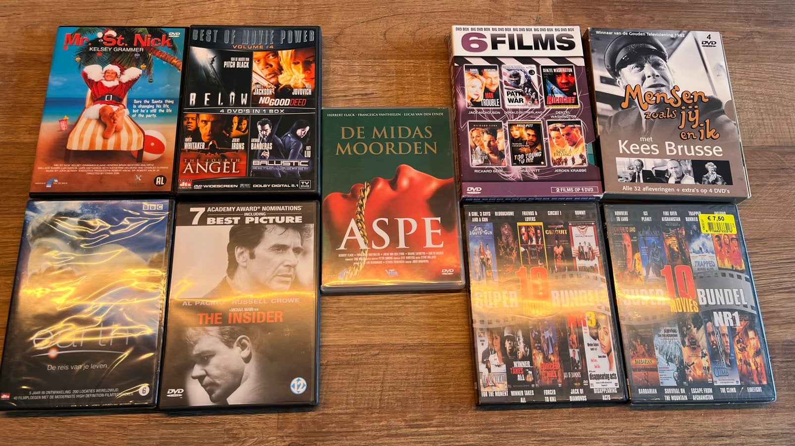 Dvd pakket met meer dan 35 titels, Vanaf 12 jaar, Ophalen of Verzenden, Gebruikt, Actie en Avontuur