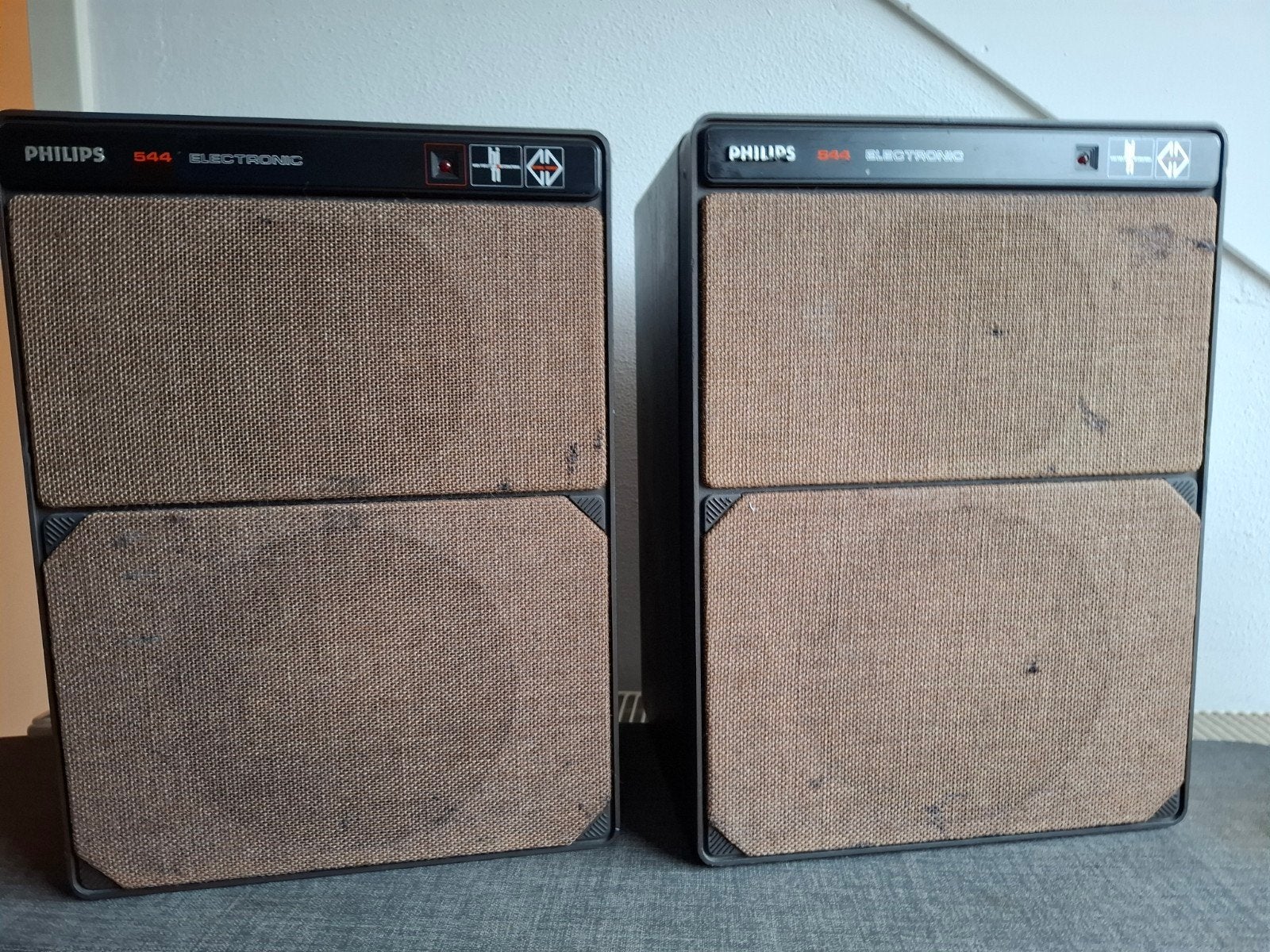 Philips 544 mfb speakers, Ophalen, Philips, Gebruikt, 120 tot 150 watt