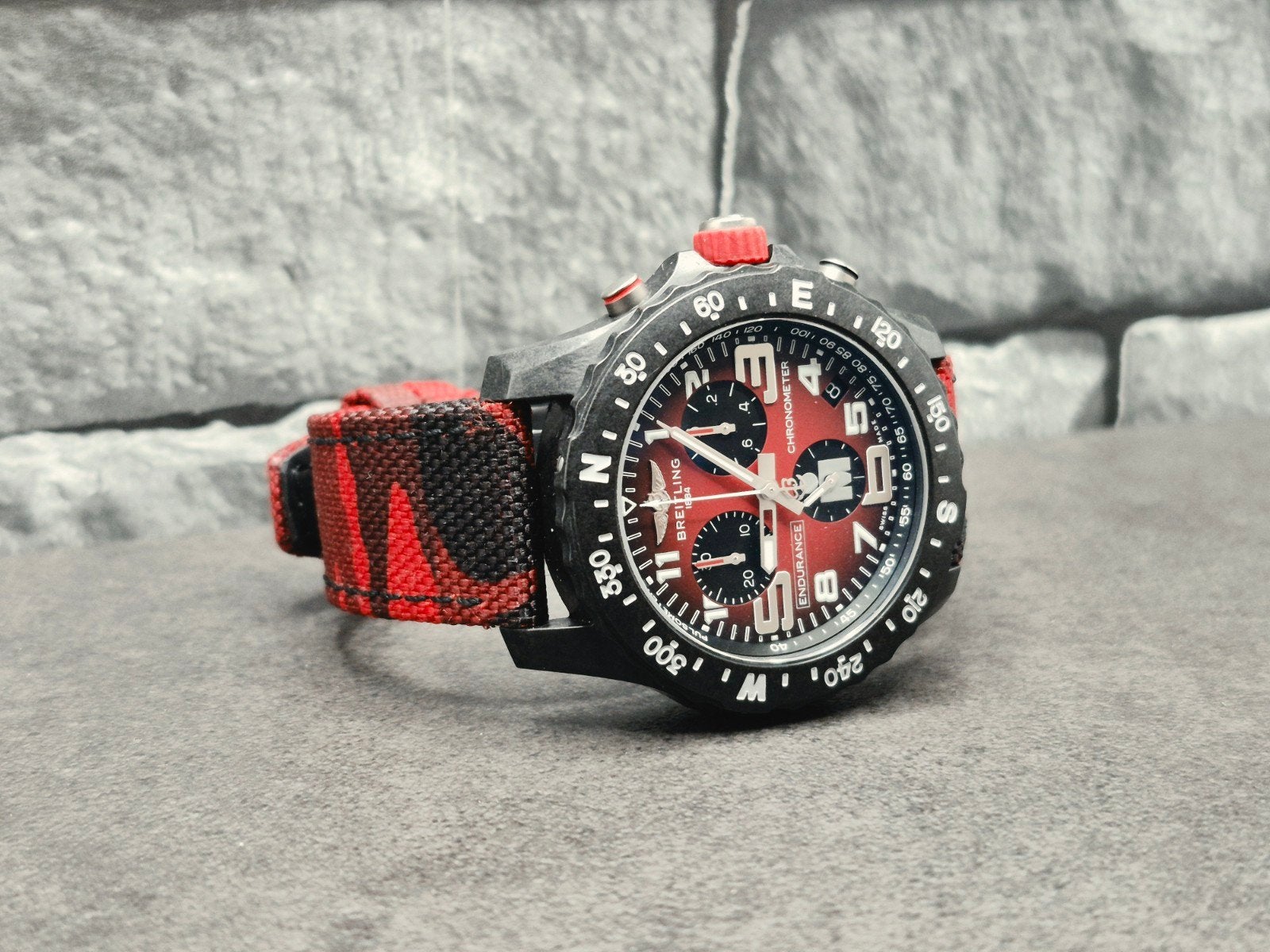 Breitling Endurance Pro Ironman edition, extra camo bandje, Kunststof, Zwitserland, Breitling, Polshorloge