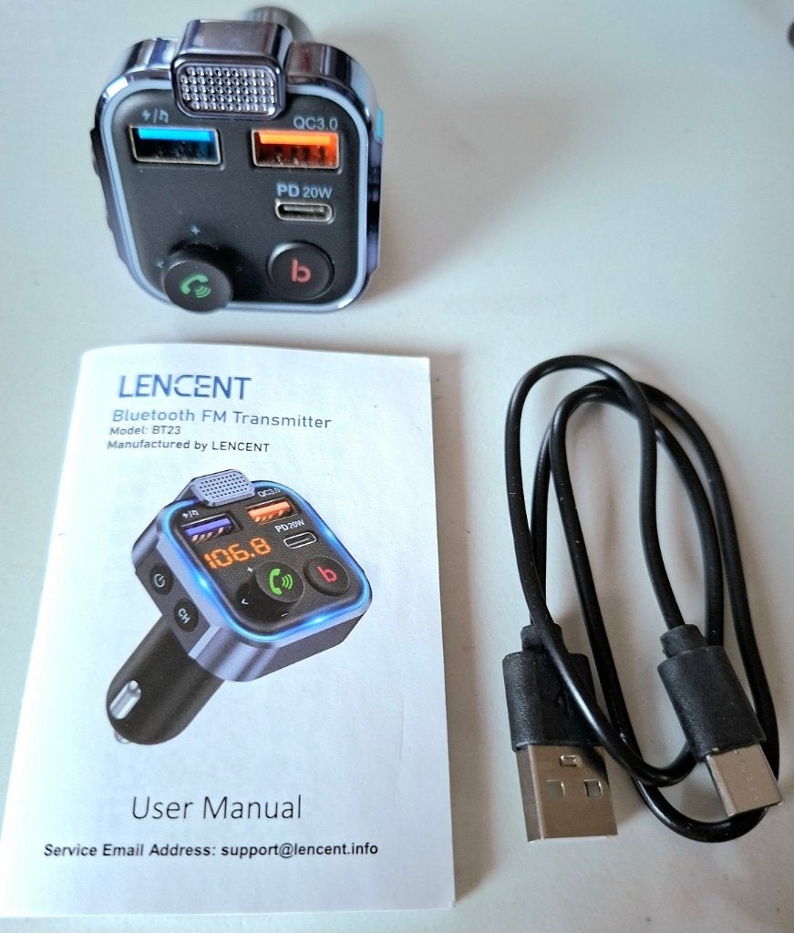 Bluetooth FM Transmitter, Ophalen of Verzenden, Zo goed als nieuw
