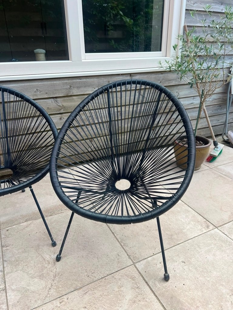 Tuinstoelenset, Ophalen, Zo goed als nieuw, Kunststof