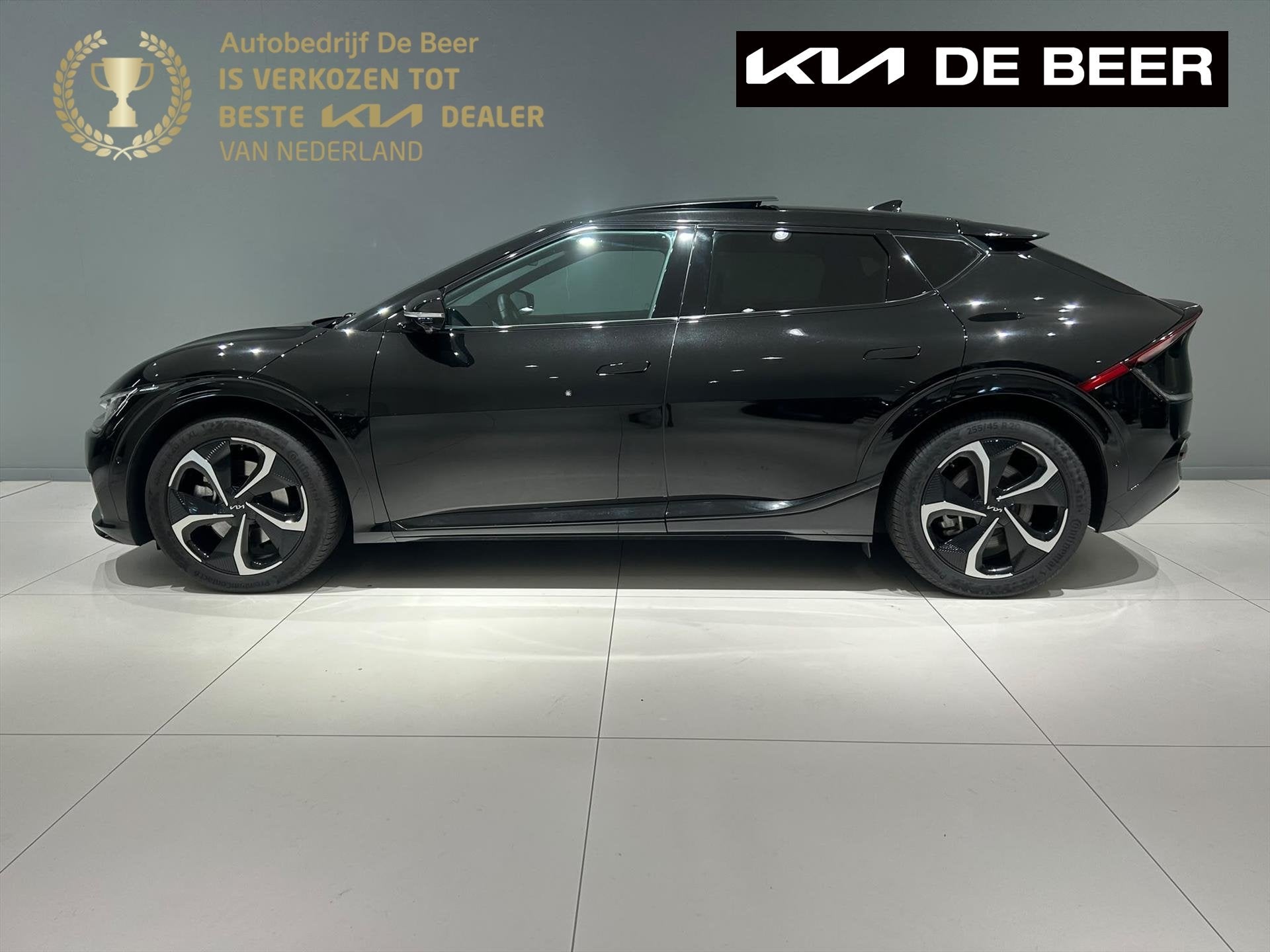 KIA Ev6 77,4kWh 325pk AWD GT-Line, 12 maanden, Gebruikt, Zwart, Zwart