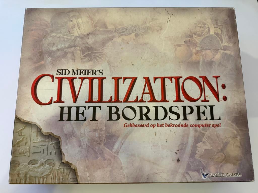 Sid Meier’s Civilization Het Bordspel NL Compleet, Eagle Games, Gebruikt, Verzenden, Eagle Games