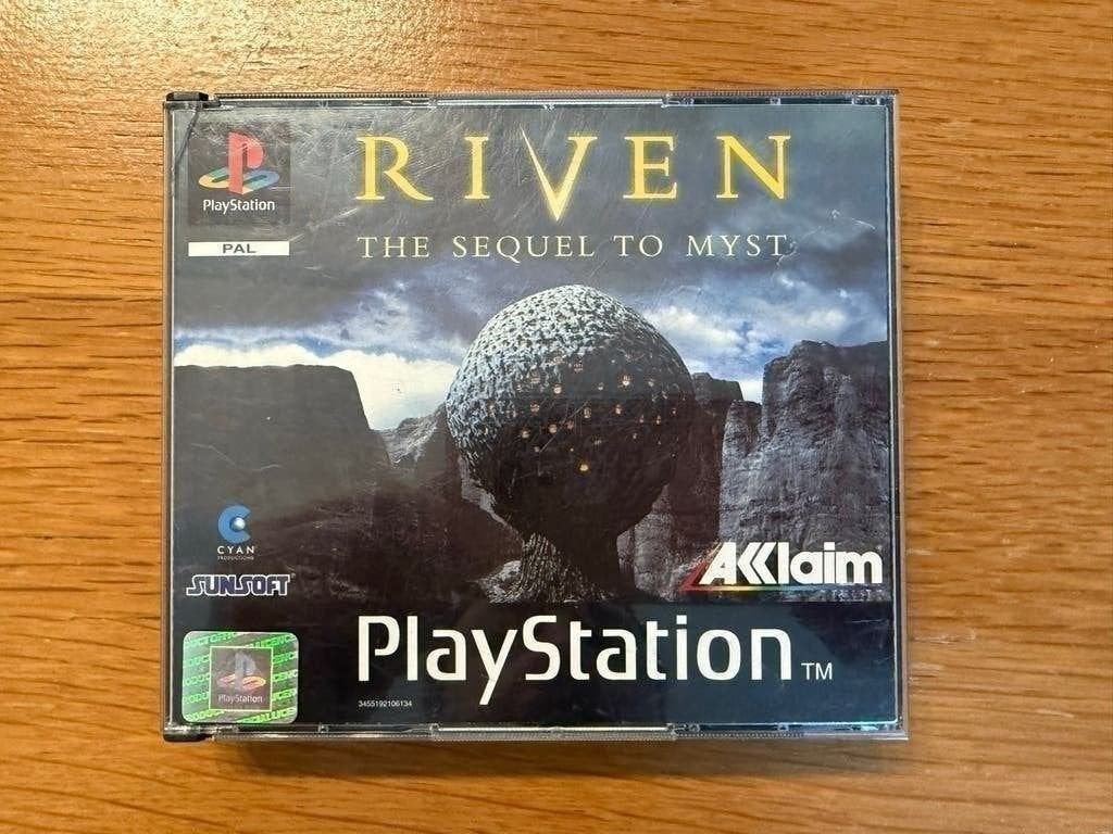 Riven: The Sequel to Myst (PlayStation 1, PAL, Duitse versie, Spelcomputers en Games, Puzzel en Educatief, Gebruikt, 1 speler