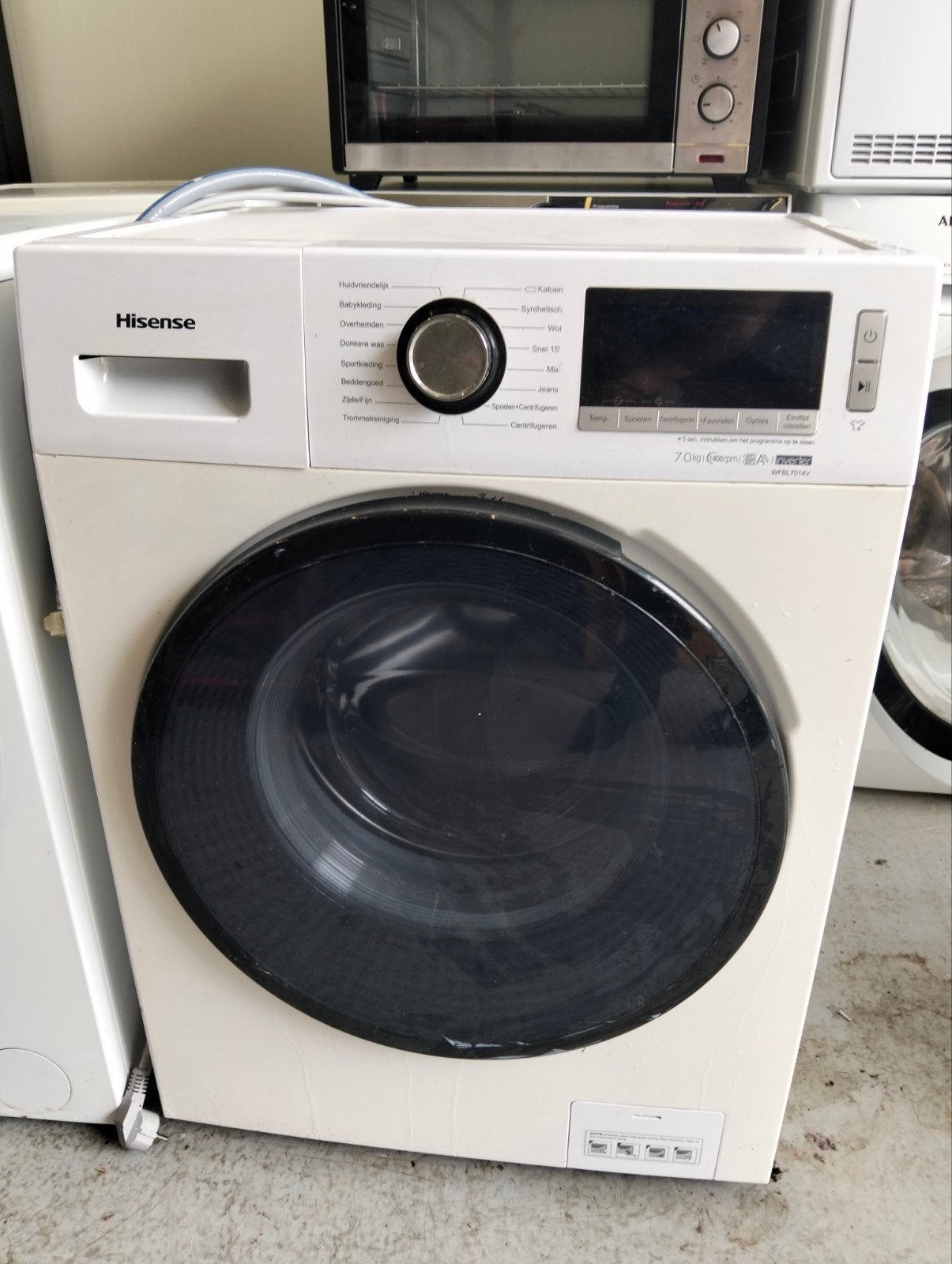 Hisense WFBL7014V Wasmachine 7kg 1400 toeren, Ophalen, Gebruikt, Hisense France SAS, Info@hisense.fr