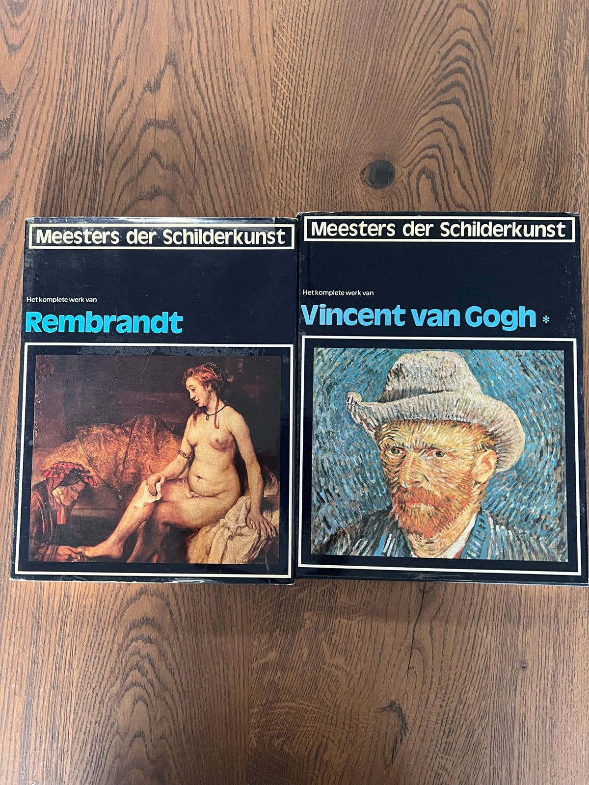 Vintage boeken: Meesters der Schilderkunst Rembrandt & Van G, Ophalen of Verzenden, Gelezen, Schilder- en Tekenkunst