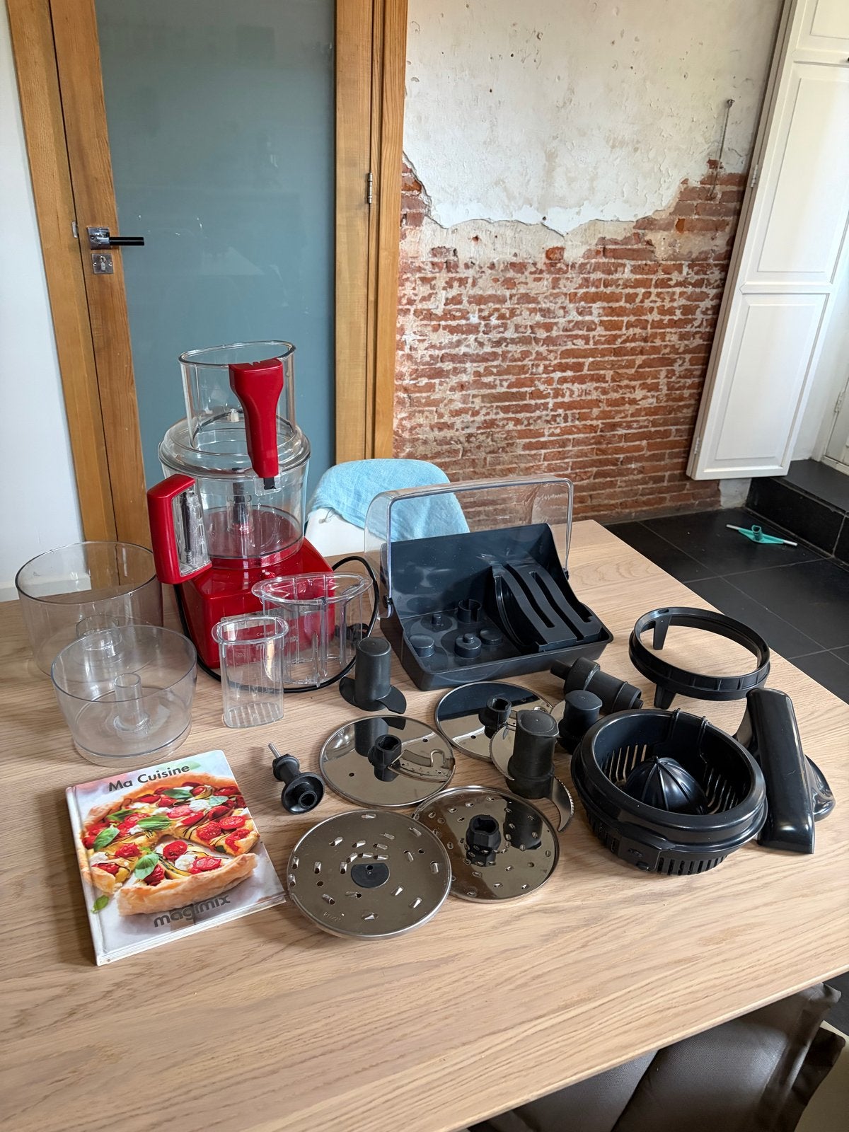 Magimix Compact 3200XL Foodprocessor met accessoires, Witgoed en Apparatuur, Keukenmixers, Ophalen, Zo goed als nieuw, 2 tot 3 liter
