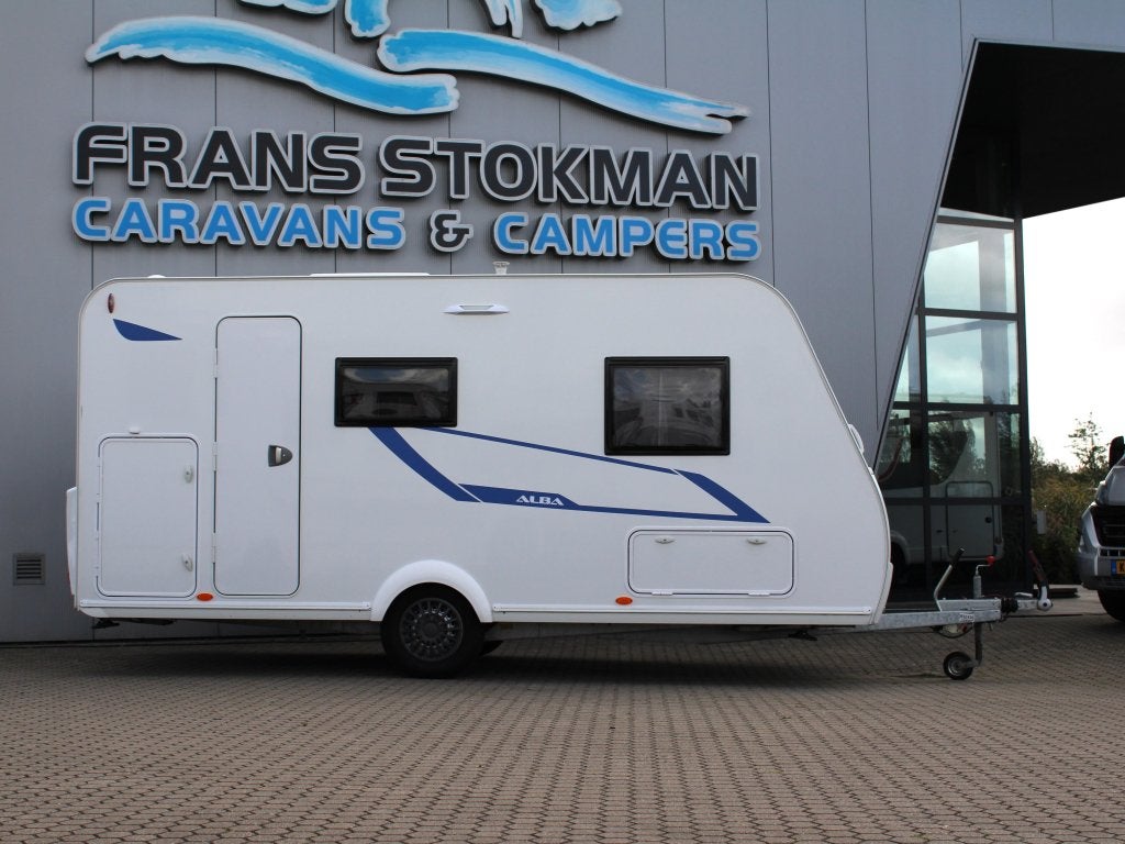 Caravelair Alba 426 stapelbed en voortent, Caravans en Kamperen, Bedrijf, Treinzit, 750 - 1000 kg, 5 tot 6 meter