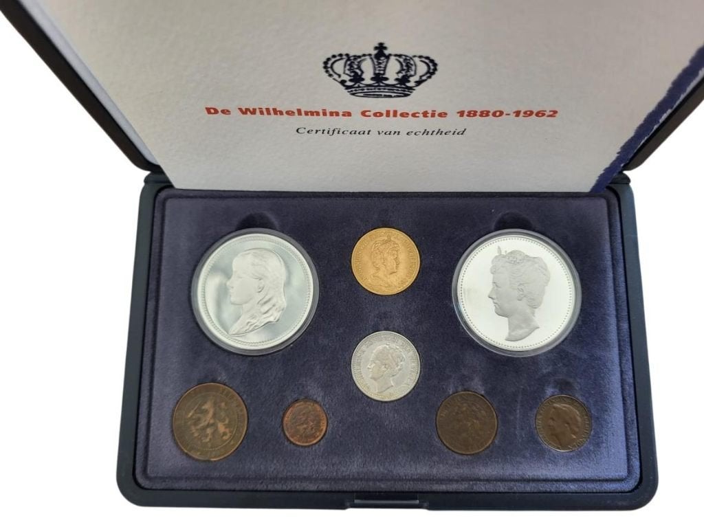Nederland Wilhelmina collectie 1898-1948, Ophalen of Verzenden, Goud