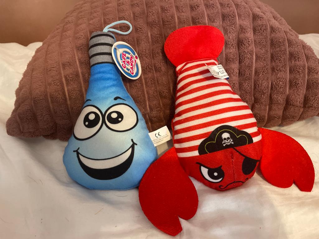 2 leuke knuffels!!, Ophalen of Verzenden, Zo goed als nieuw, Overige typen