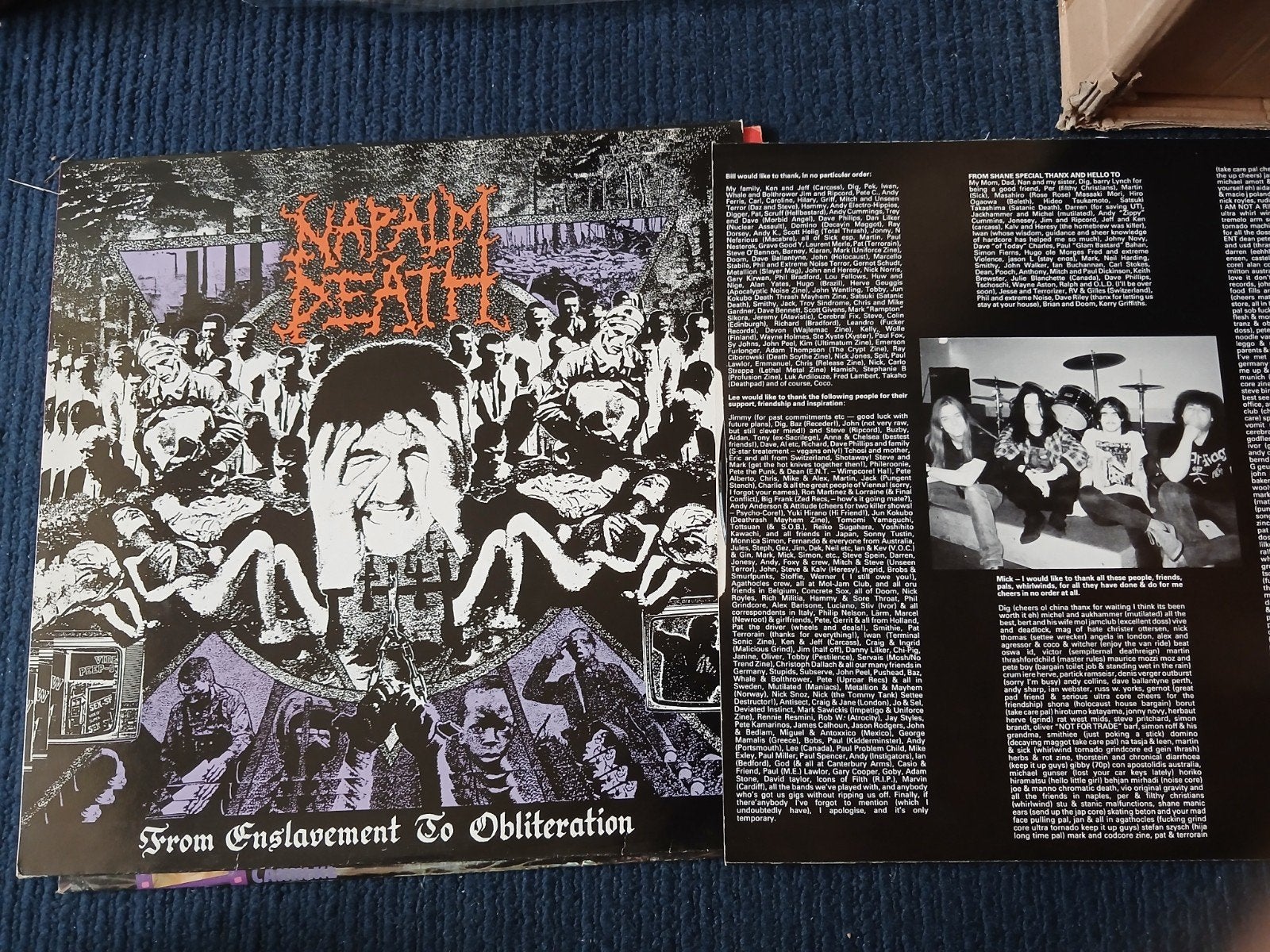 Napalm Death - From Enslavement to Obliteration (1988), Ophalen of Verzenden