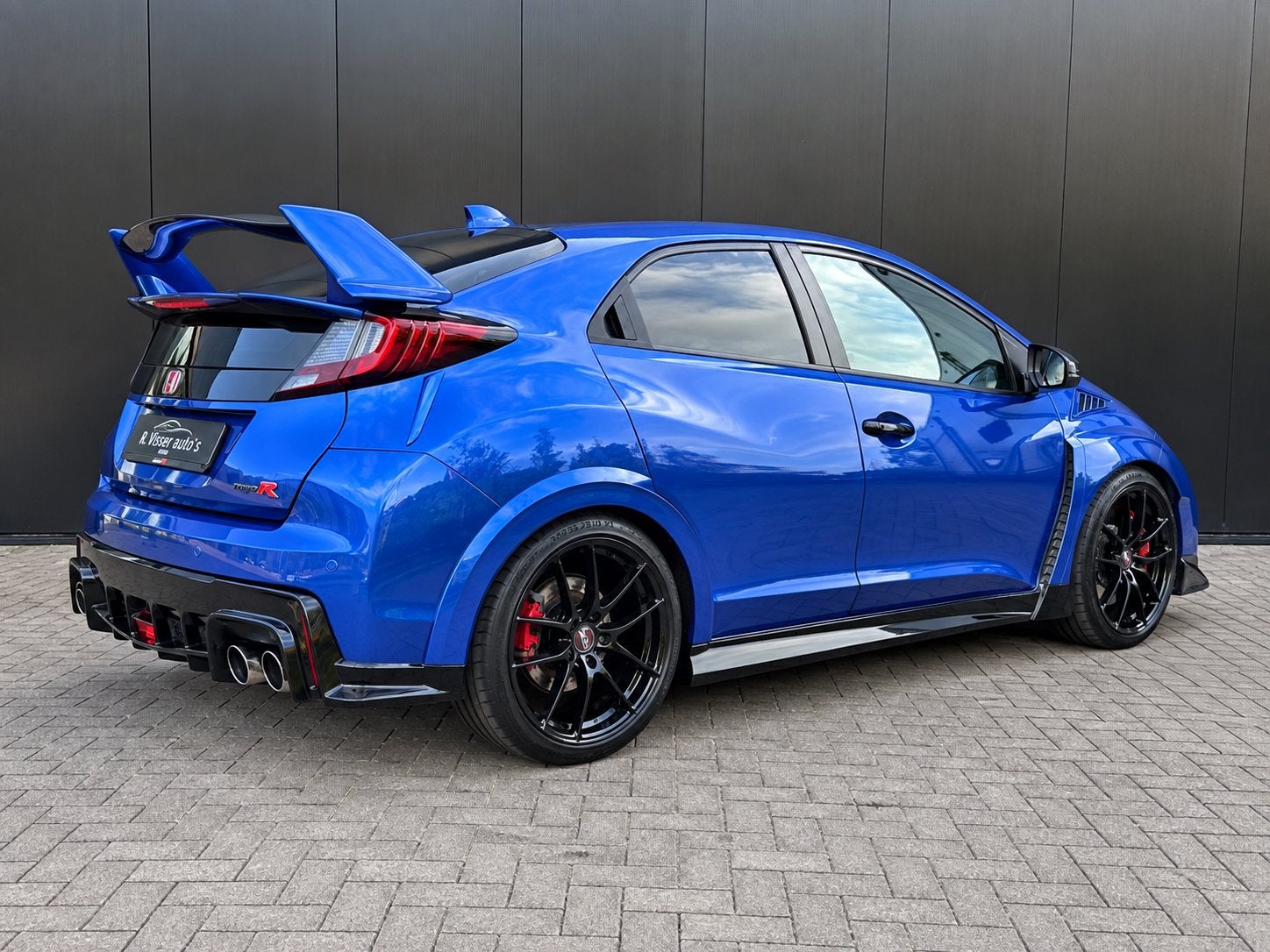 Honda Civic Type R 2016 uniek/OZ Ultraleggera/420pk, Auto's, Voorwielaandrijving, Zwart, 4 cilinders, USB