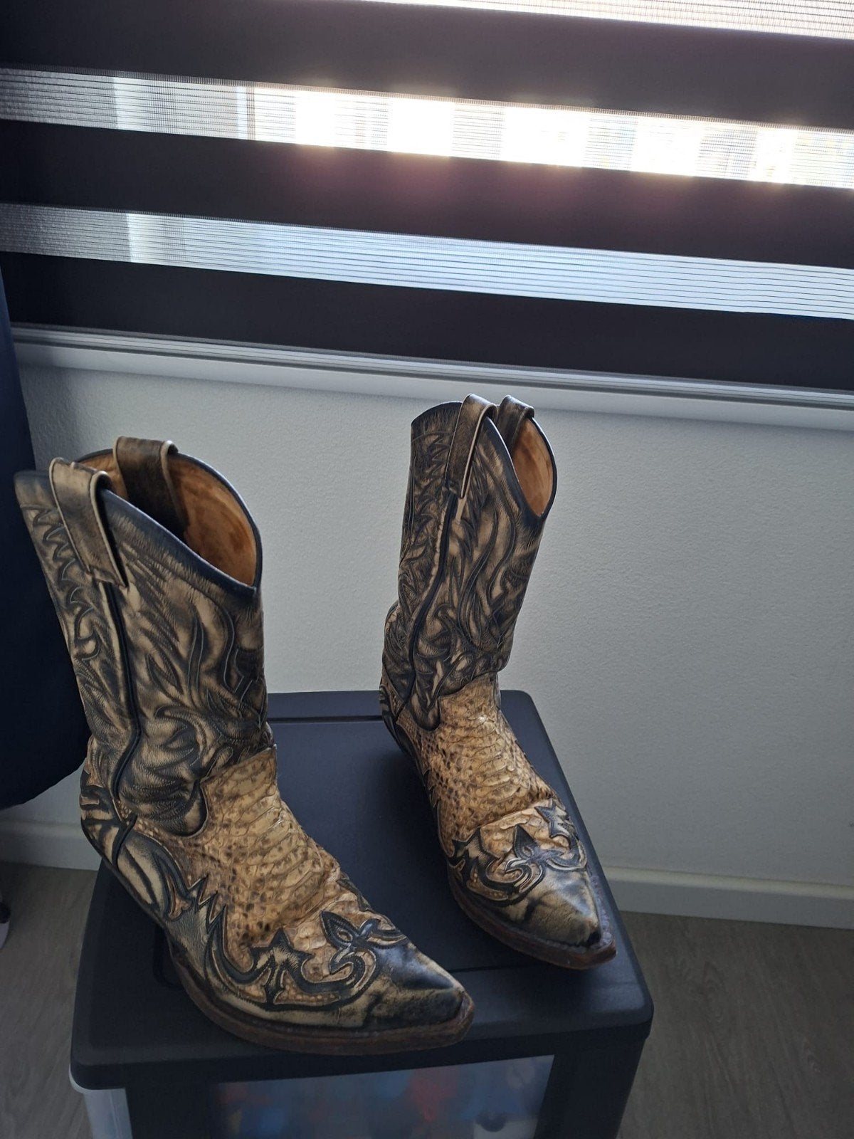 Heren cowboylaarzen, Ophalen, Bruin, Boots
