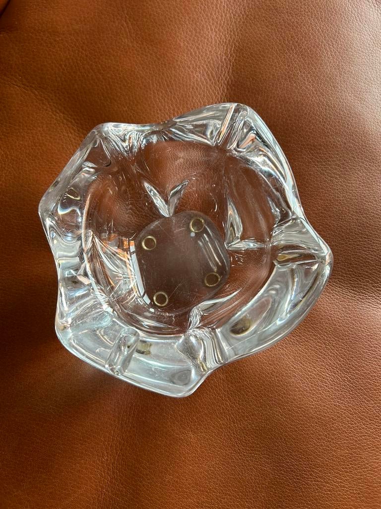 Daum France kristallen massieve zware asbak, Ophalen of Verzenden
