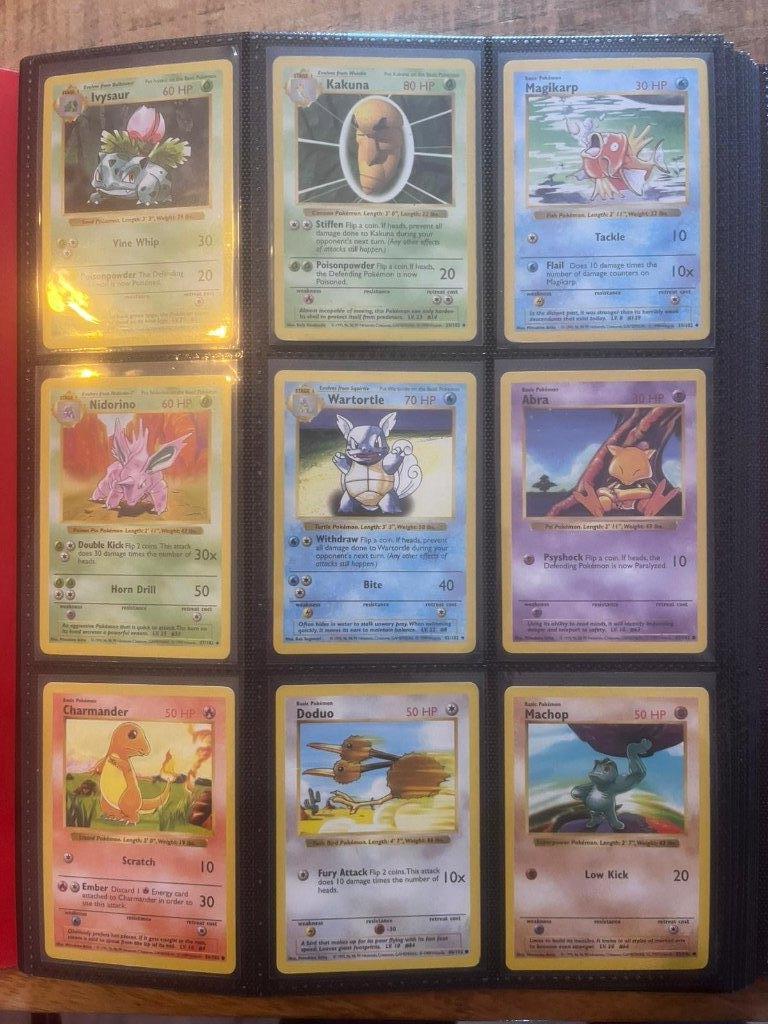 Pokemon Shadowless, Ophalen of Verzenden, Zo goed als nieuw, Meerdere kaarten