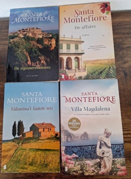 4 boeken van Santa Montefiore – Romanset, Ophalen of Verzenden, Gelezen, Santa Montefiore
